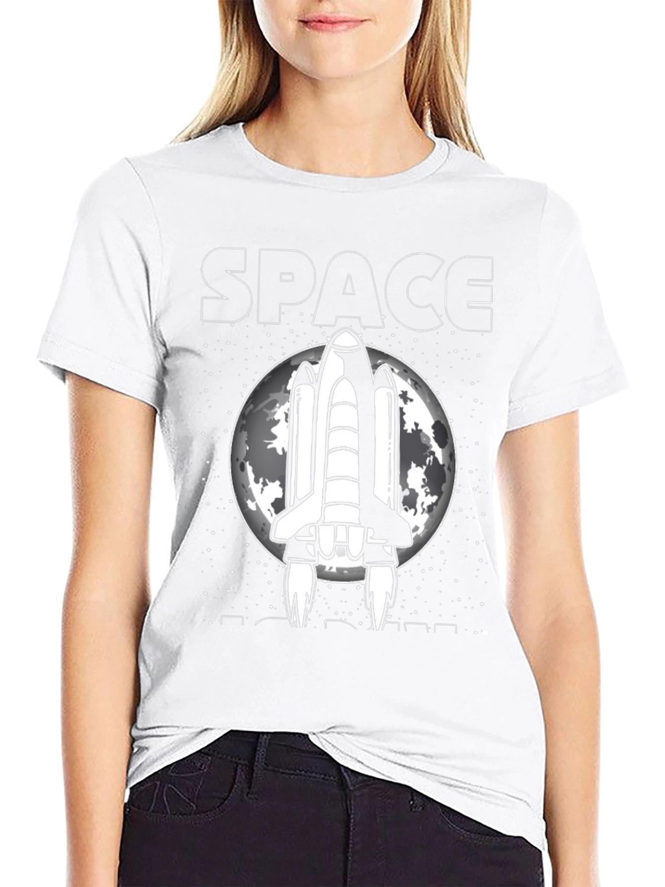 Space Rocket Graphic Tee