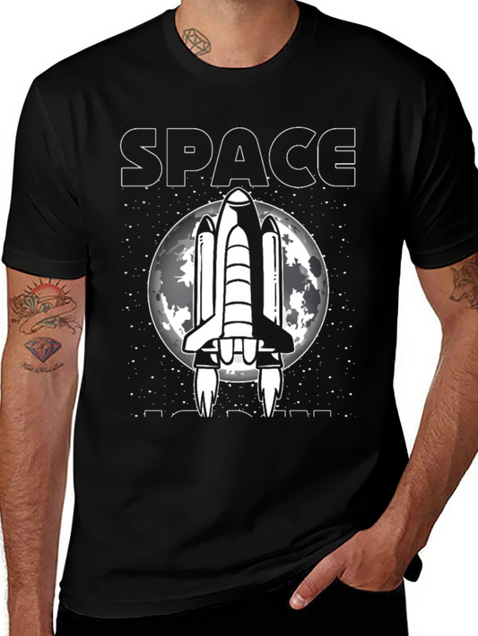 Space Rocket Graphic Tee
