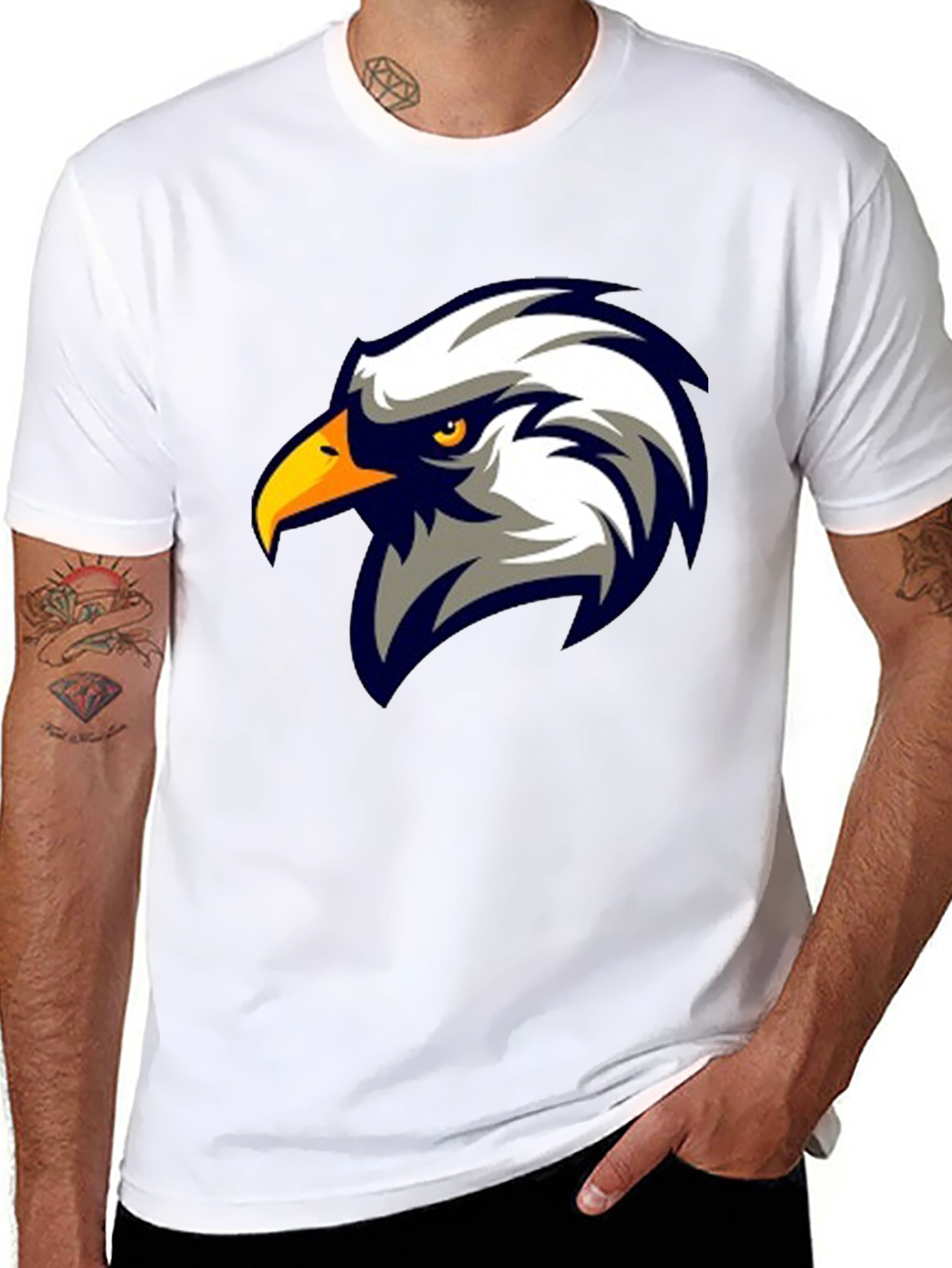 Eagle Graphic Black T-Shirt