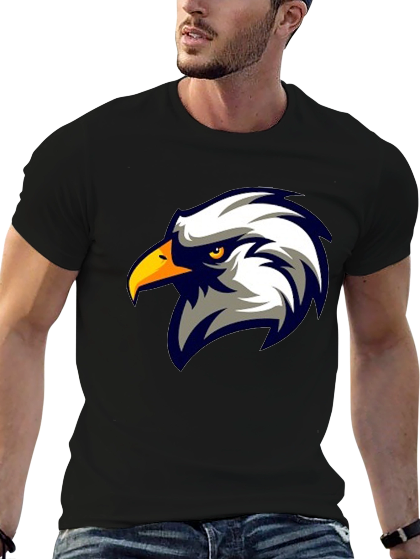 Eagle Graphic Black T-Shirt