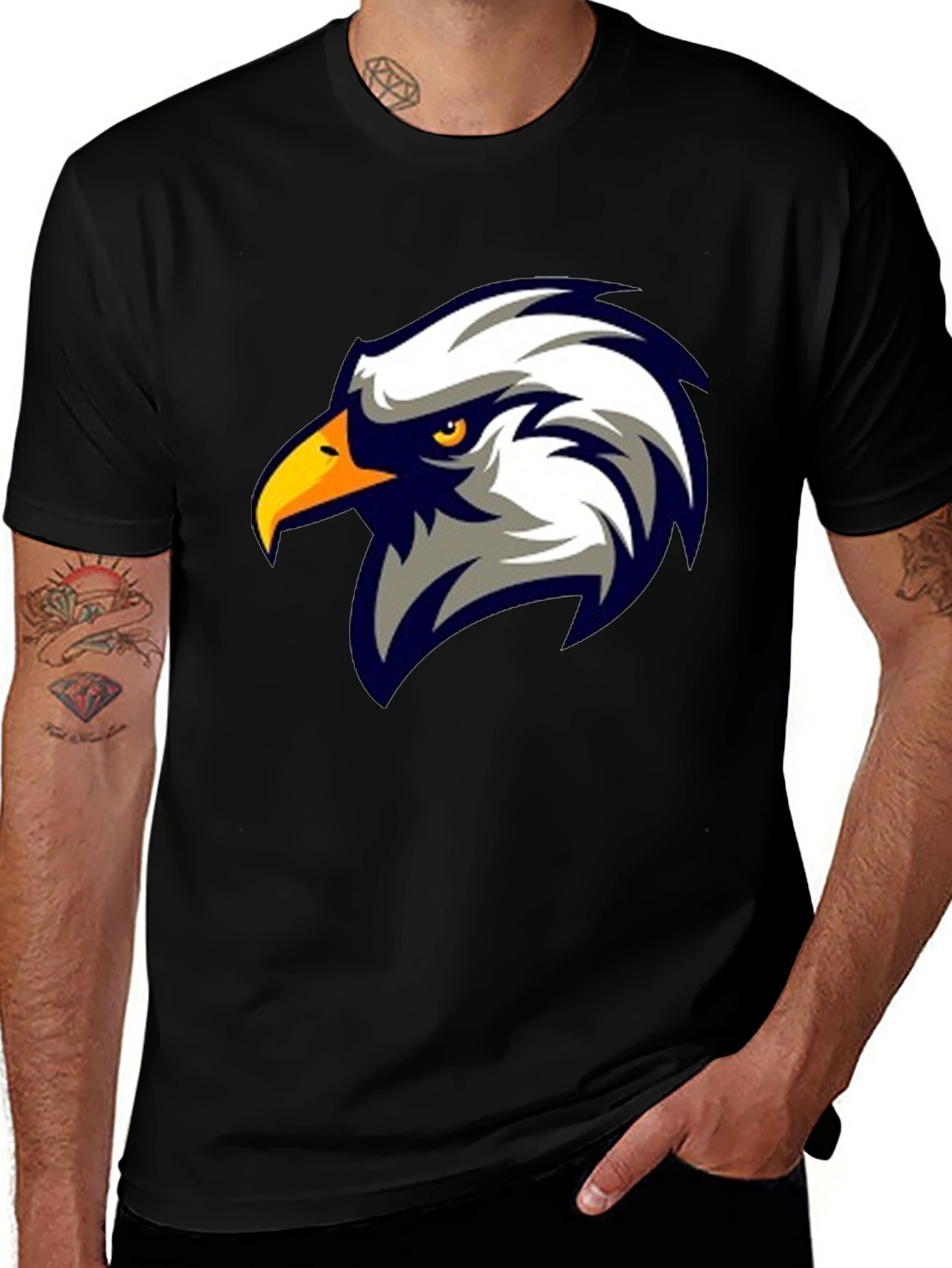 Eagle Graphic Black T-Shirt