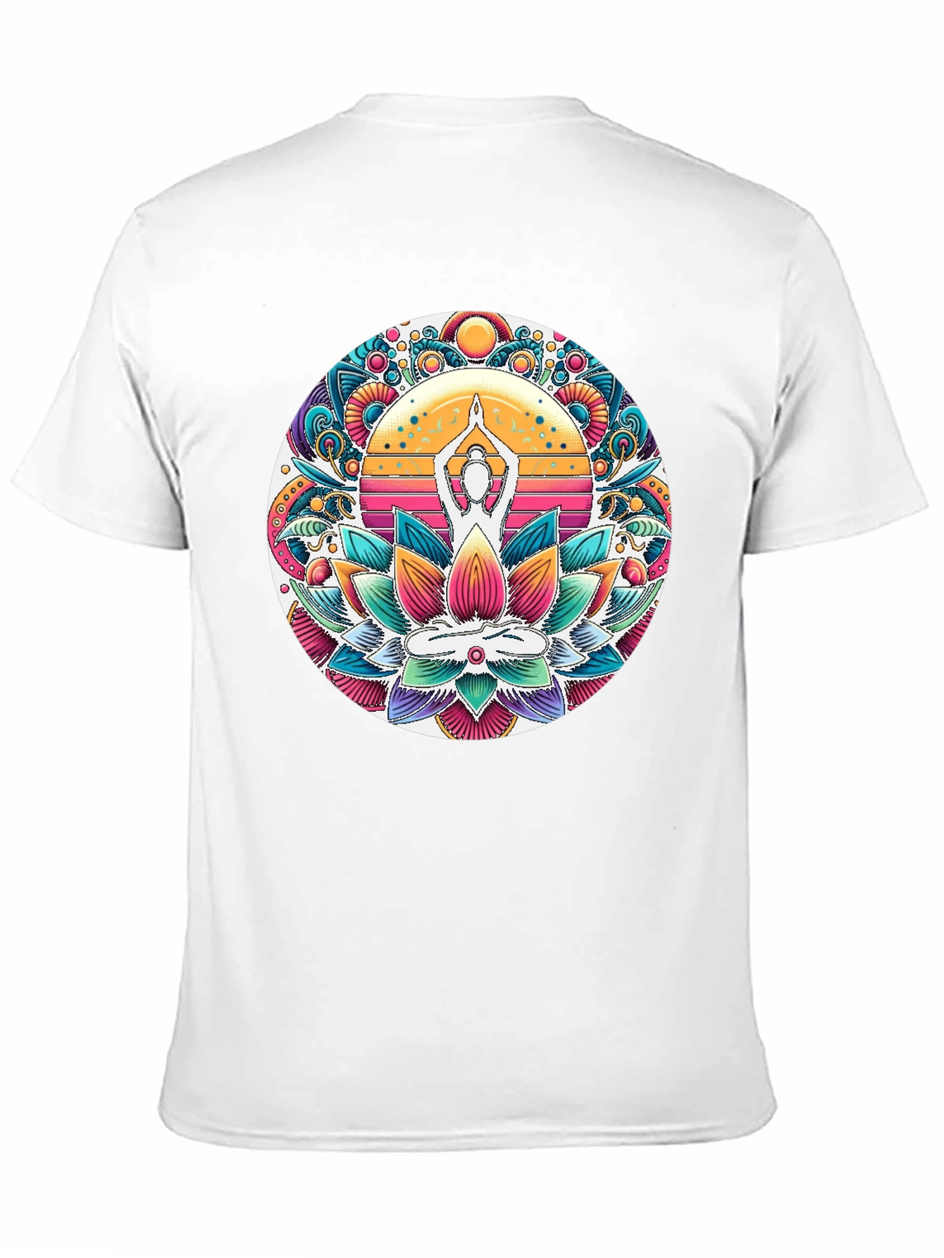 Yoga Lotus Mandala Graphic Tee