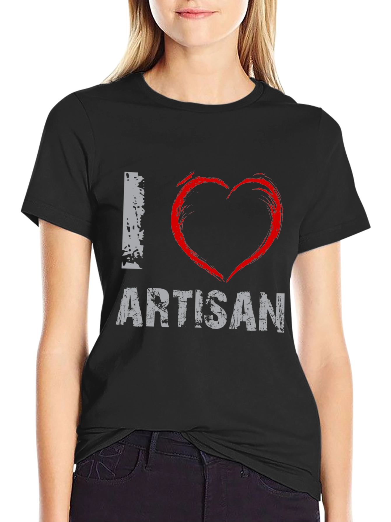 I Love Artisan Graphic T-Shirt - Casual Wear
