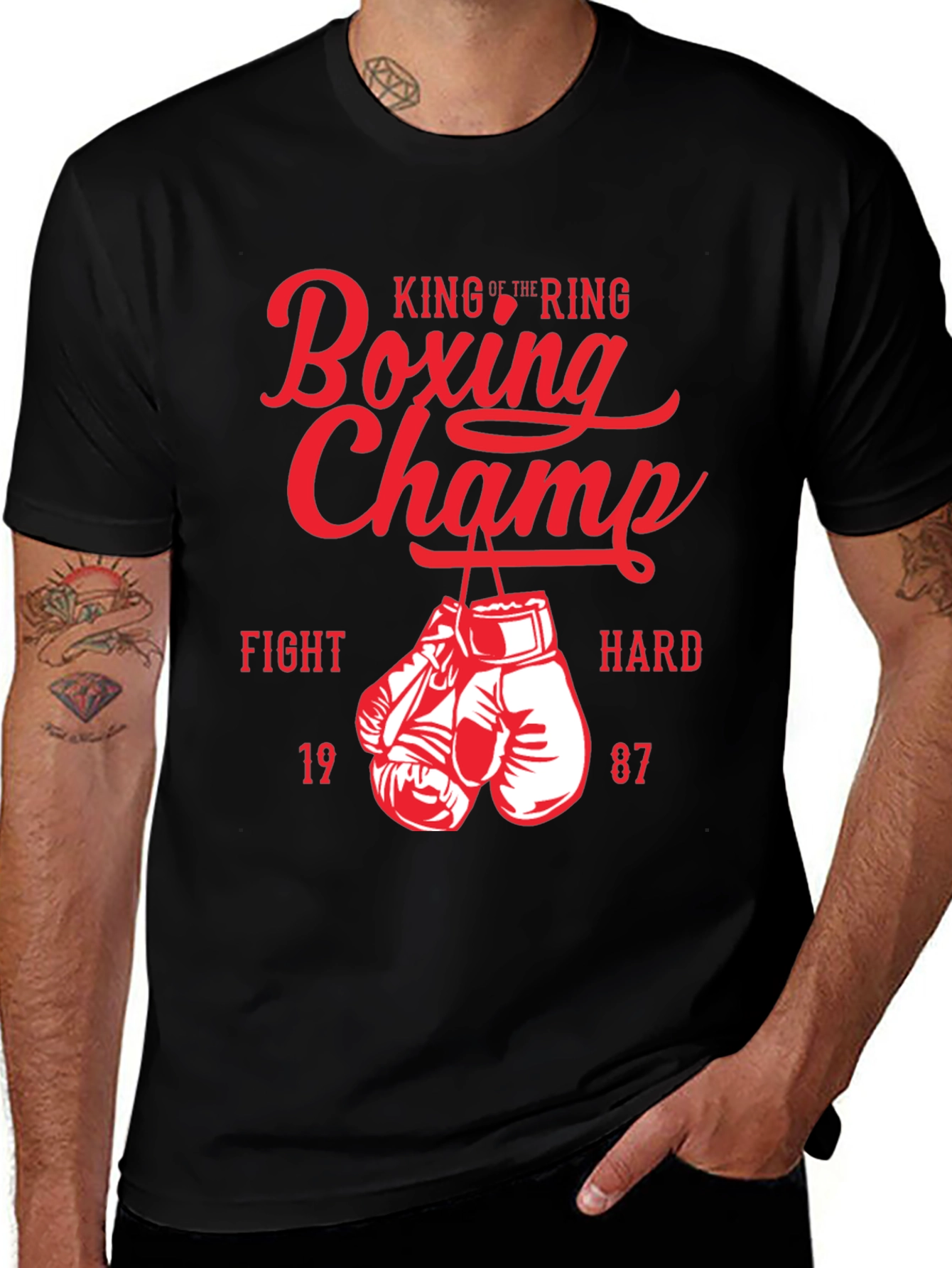 King of the Ring Boxing Champ T-Shirt