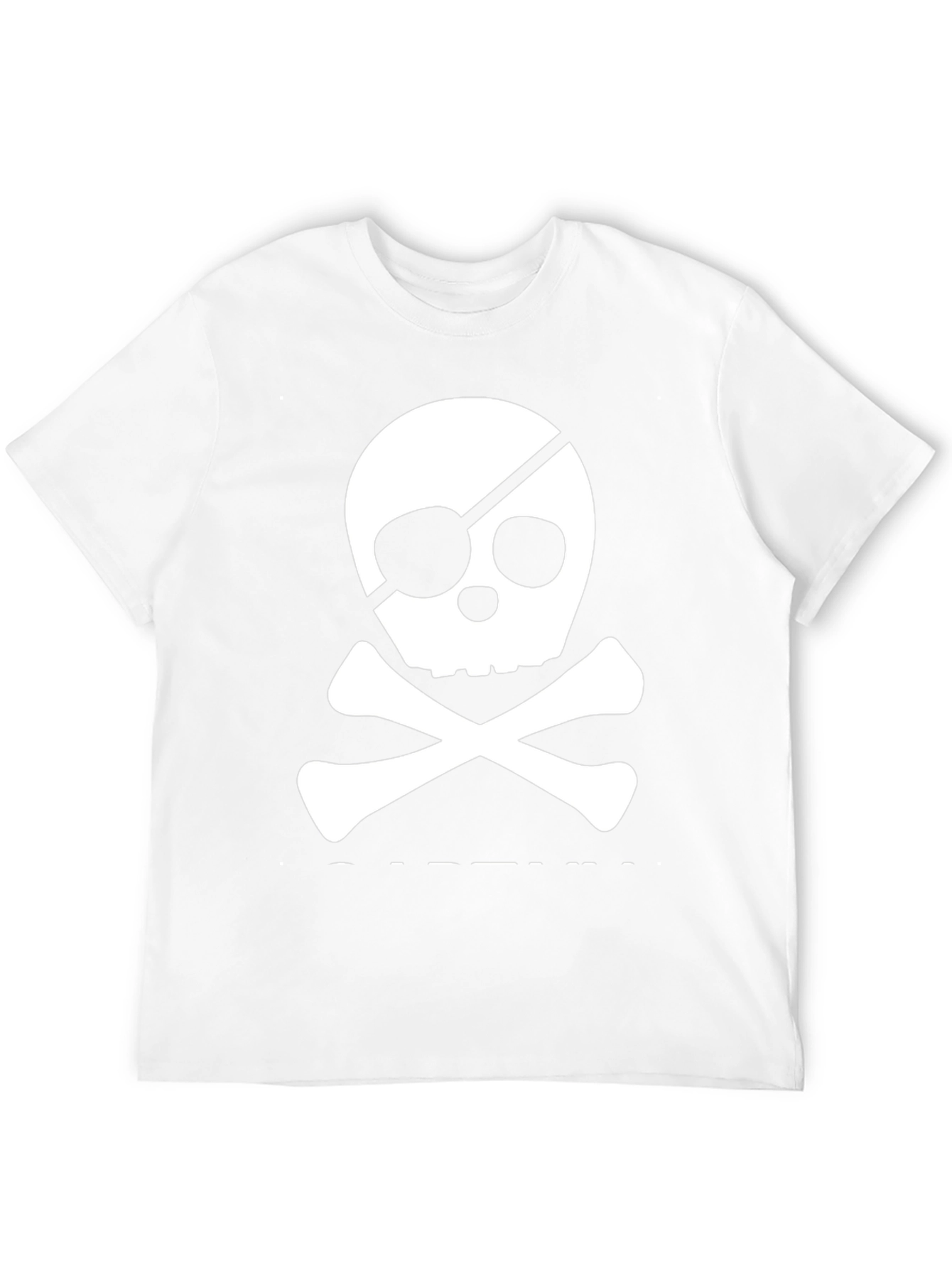 Skull & Crossbones Tee - Pirate Style Black T-Shirt