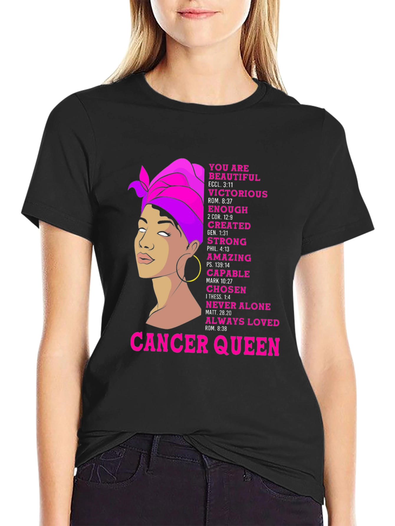 Cancer Queen T-Shirt - Empowering Zodiac Tee