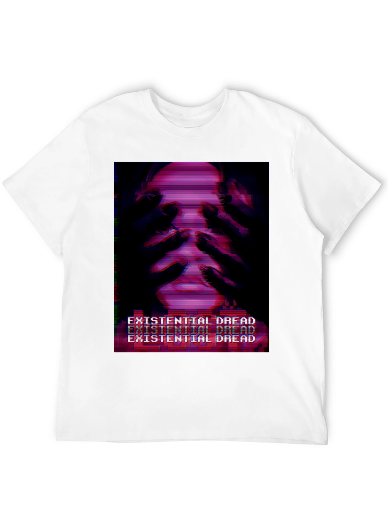 Existential Dread T-Shirt - Glitchcore Aesthetic