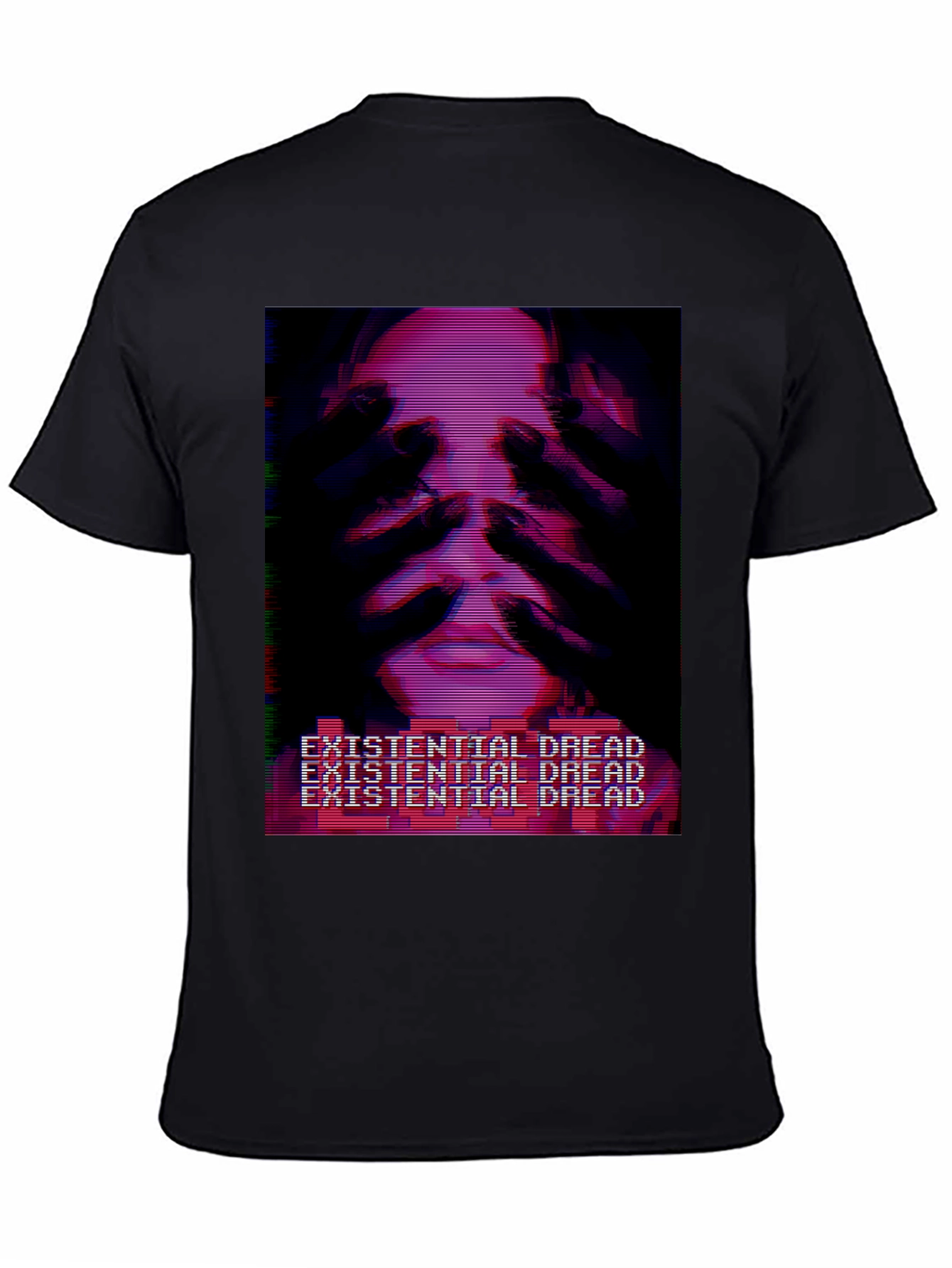 Existential Dread T-Shirt - Glitchcore Aesthetic