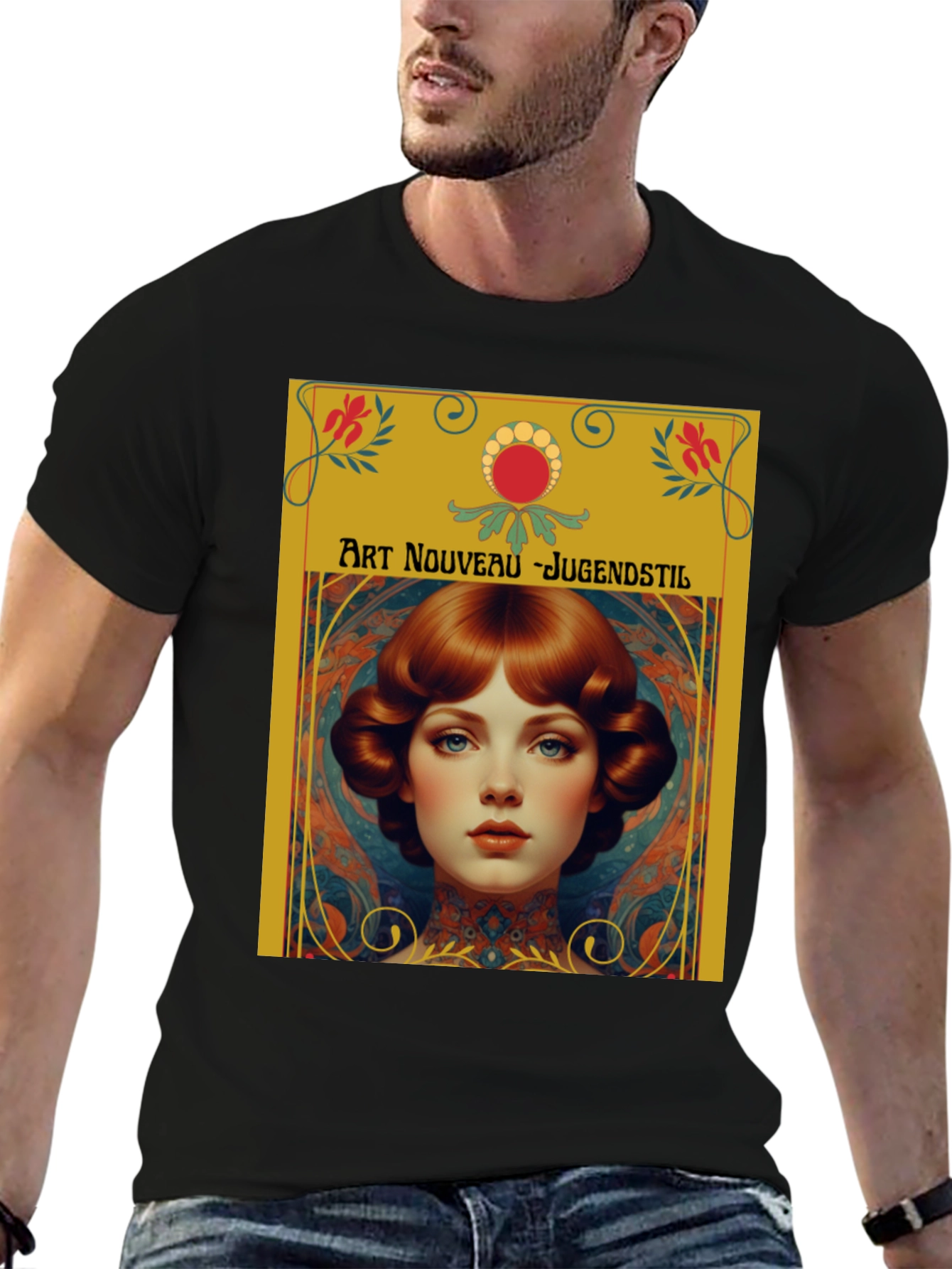 Art Nouveau Jugendstil T-Shirt