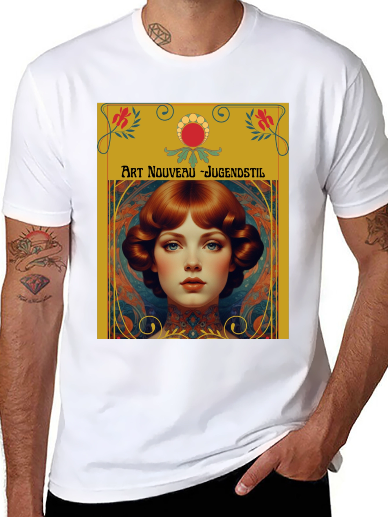 Art Nouveau Jugendstil T-Shirt