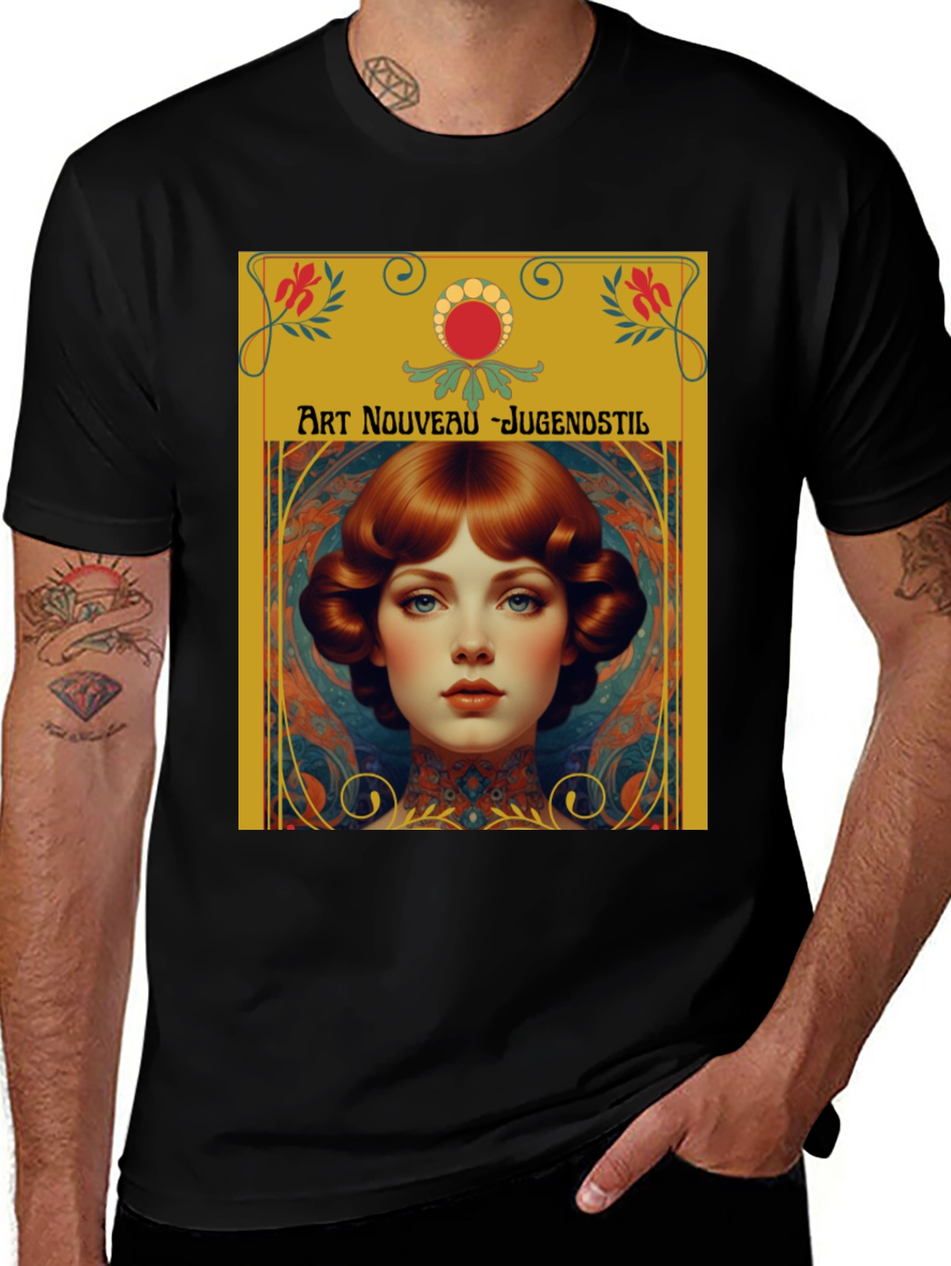 Art Nouveau Jugendstil T-Shirt