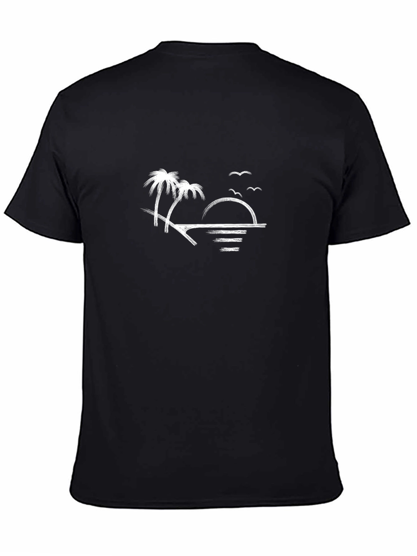 Sunset Palm Tree Graphic Tee