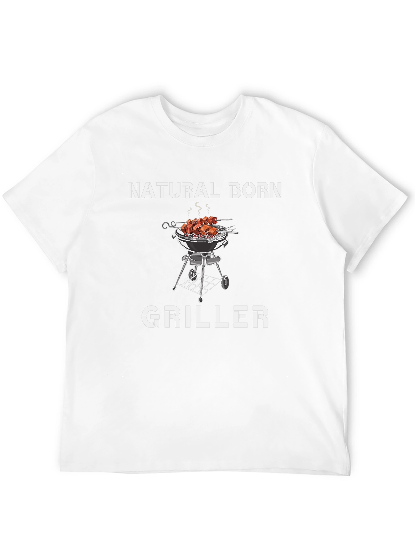 Natural Born Griller T-Shirt BBQ Meat