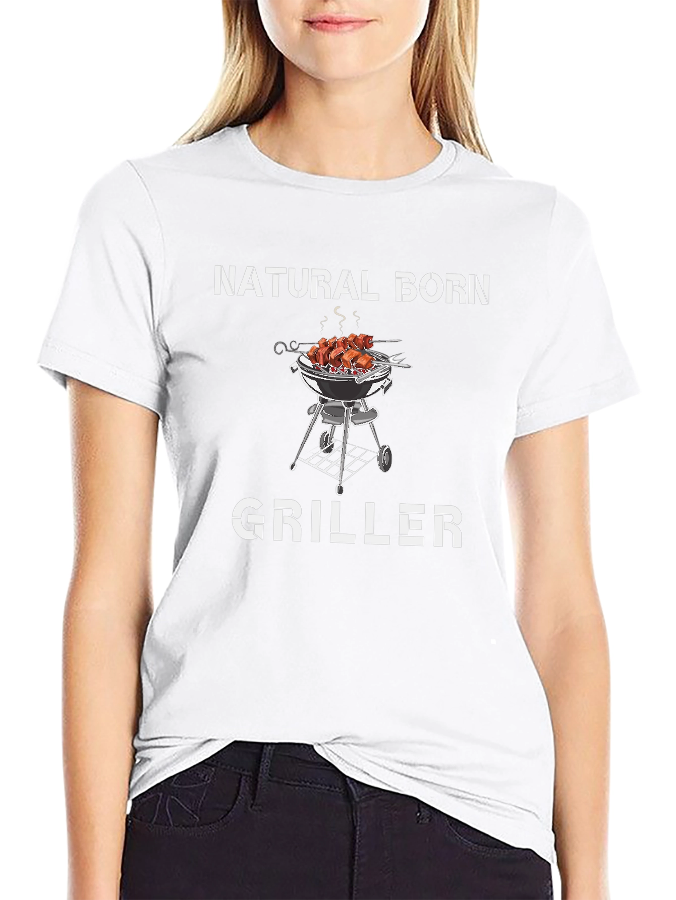 Natural Born Griller T-Shirt BBQ Meat