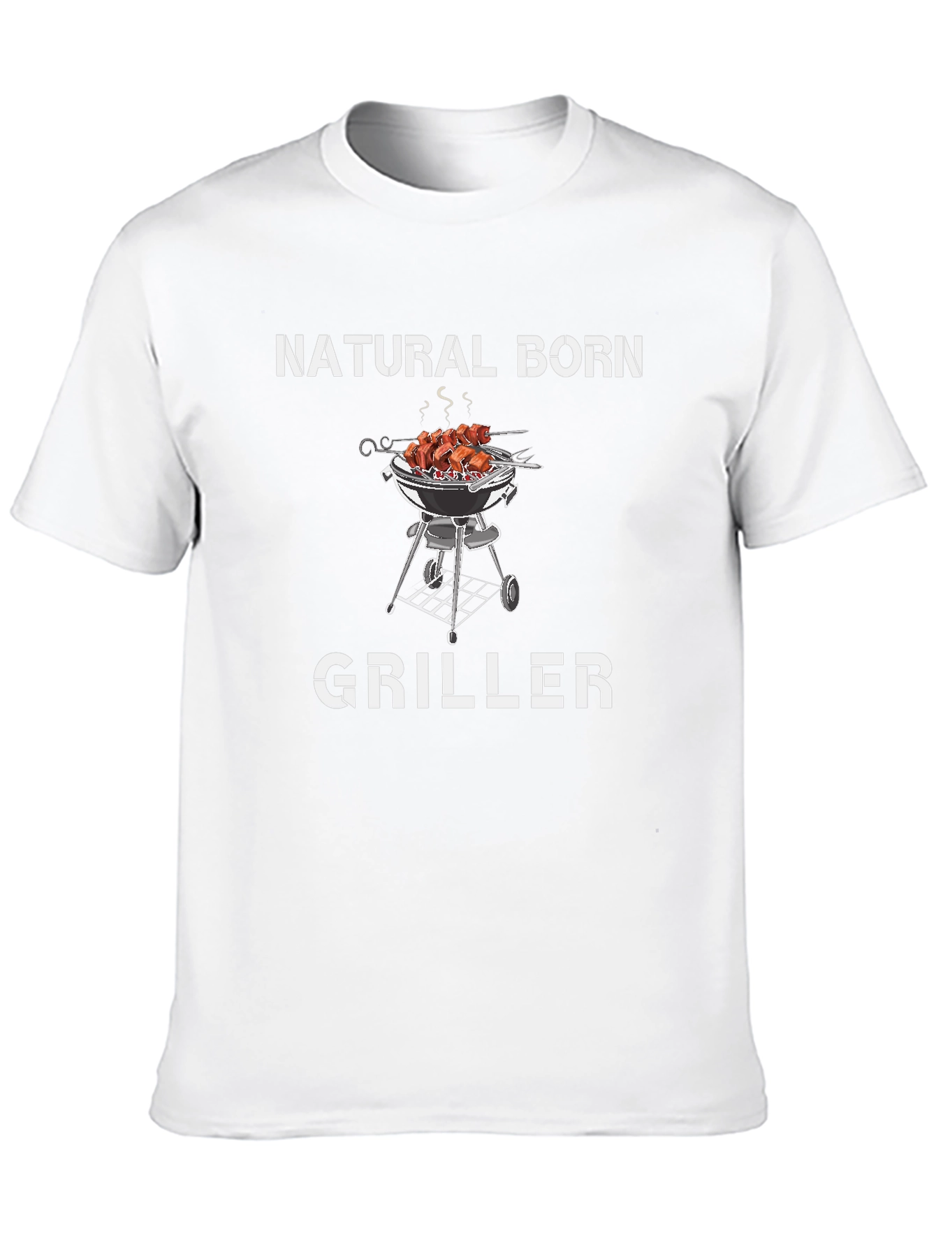 Natural Born Griller T-Shirt BBQ Meat