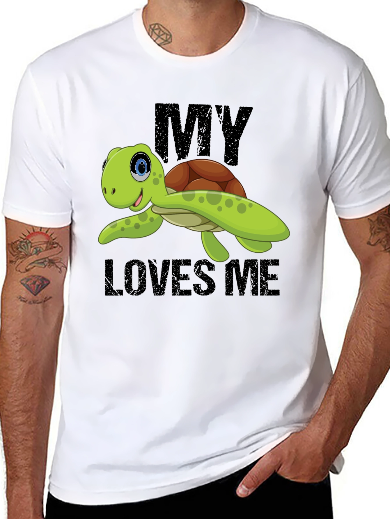 My Turtle Loves Me Graphic T-Shirt