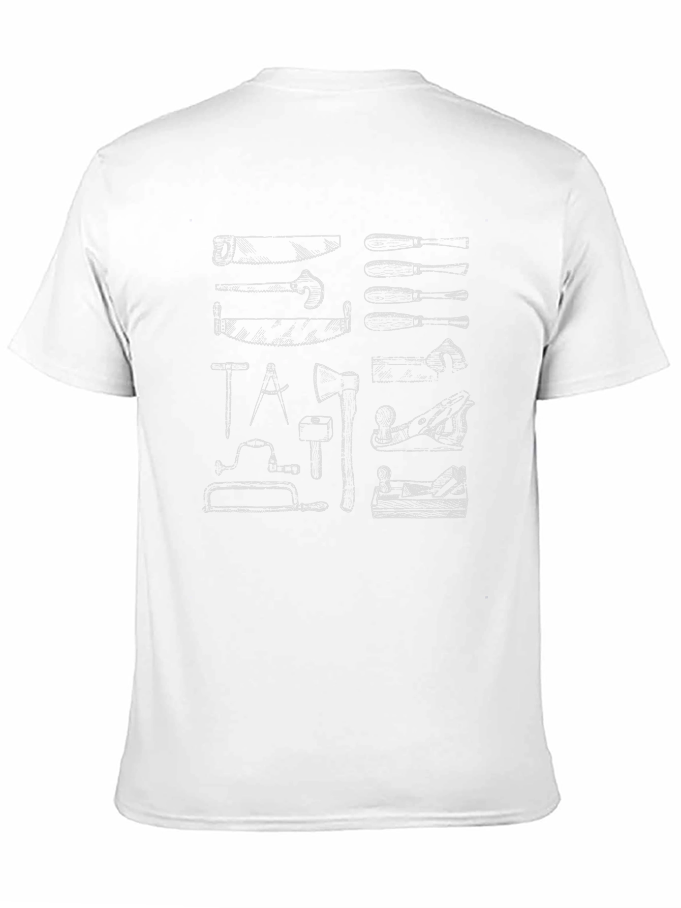 Carpenter Tool T-Shirt - Handcrafted Design