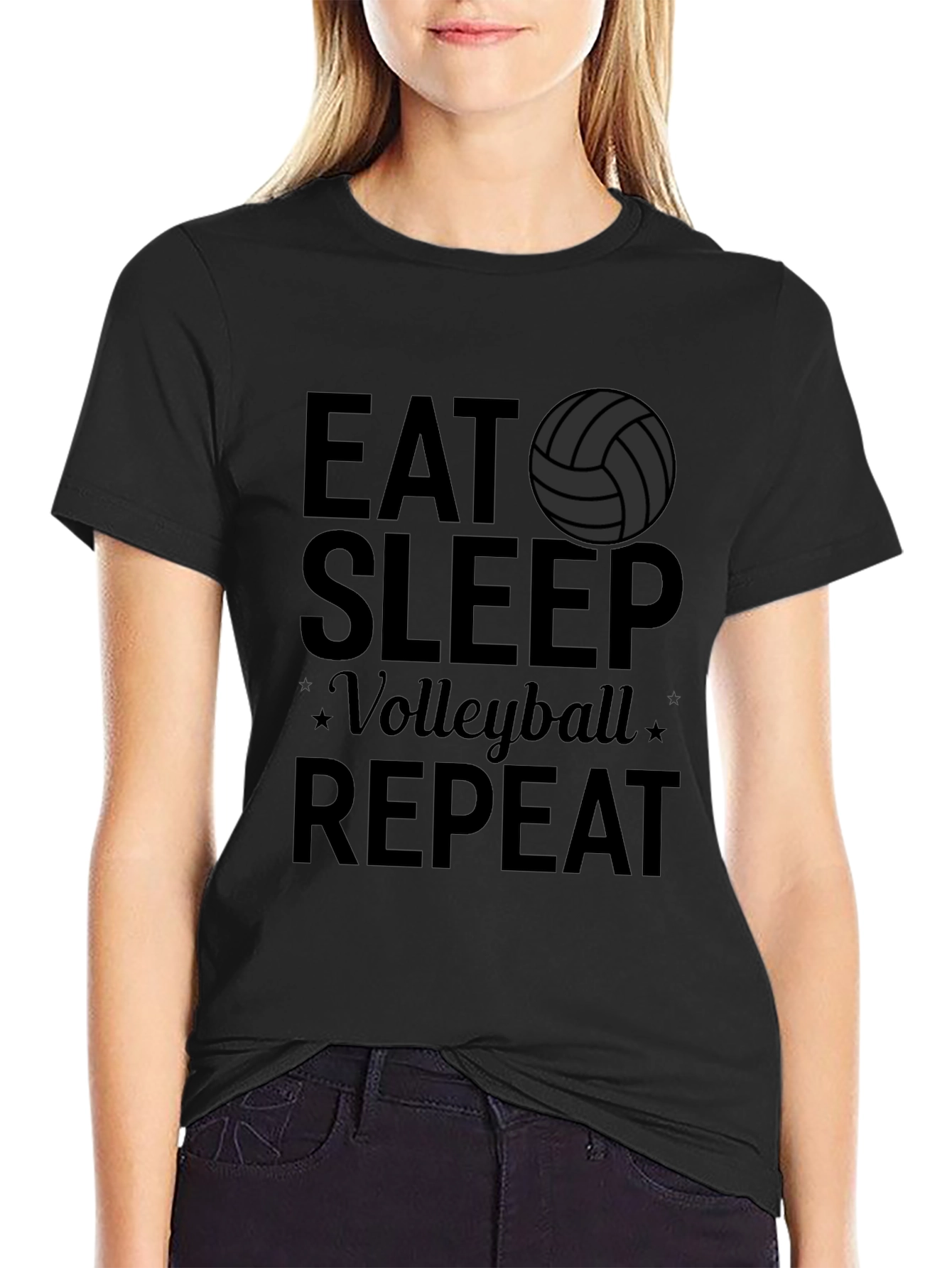 Eat Sleep Volleyball Repeat T-Shirt