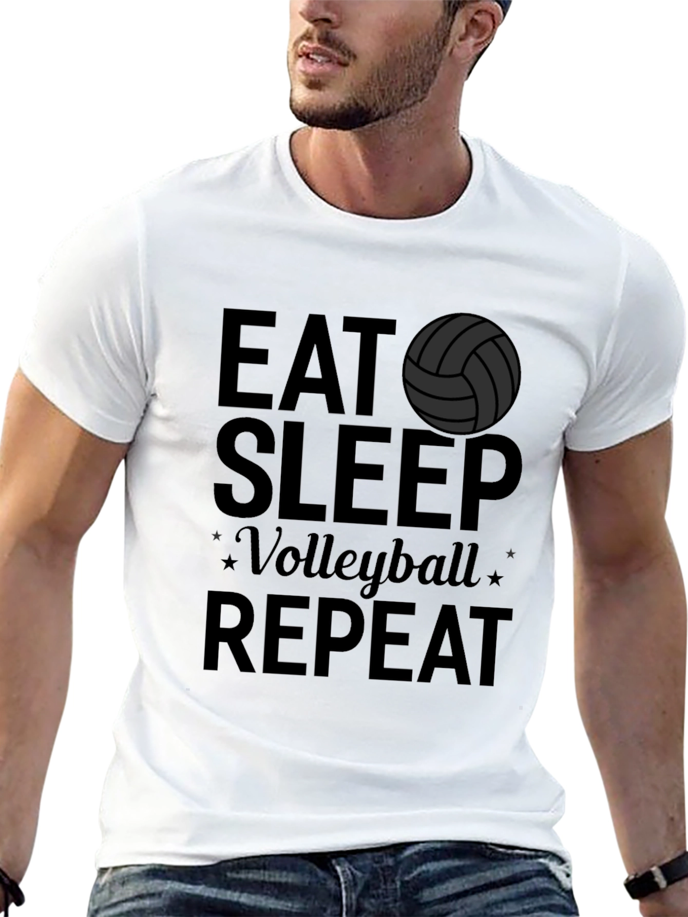 Eat Sleep Volleyball Repeat T-Shirt