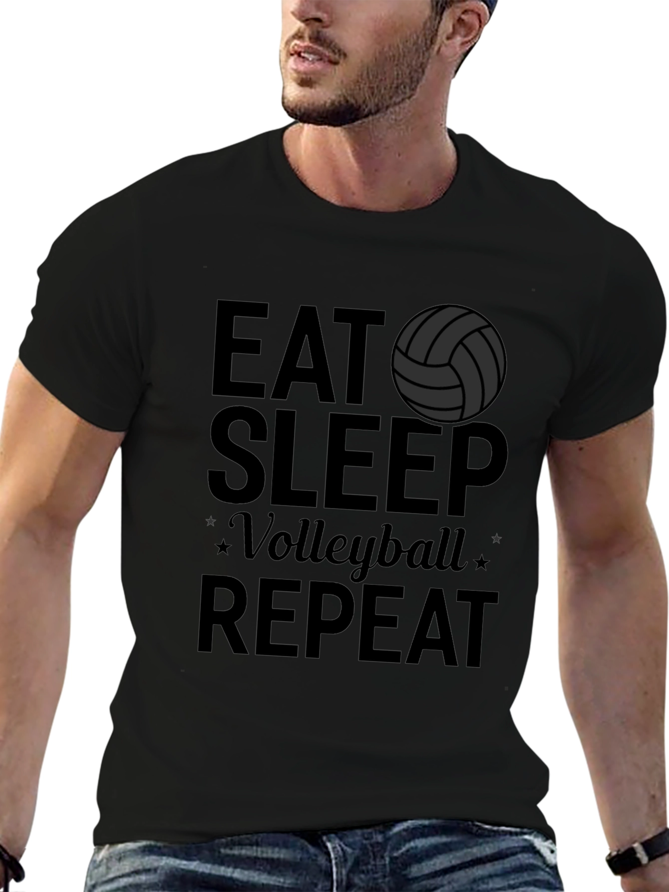 Eat Sleep Volleyball Repeat T-Shirt