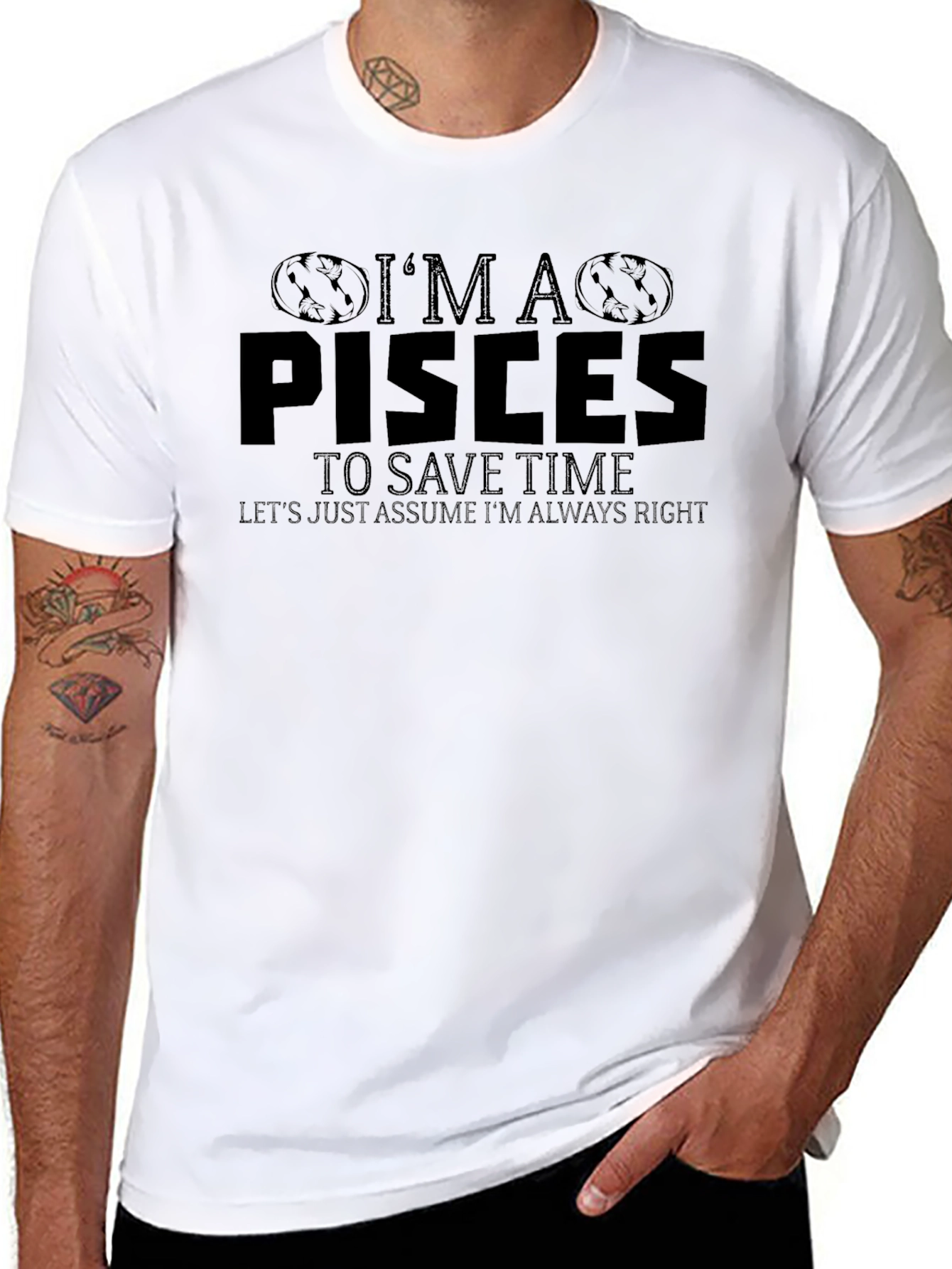 Im a Pisces T-Shirt Funny Zodiac Sign Tee