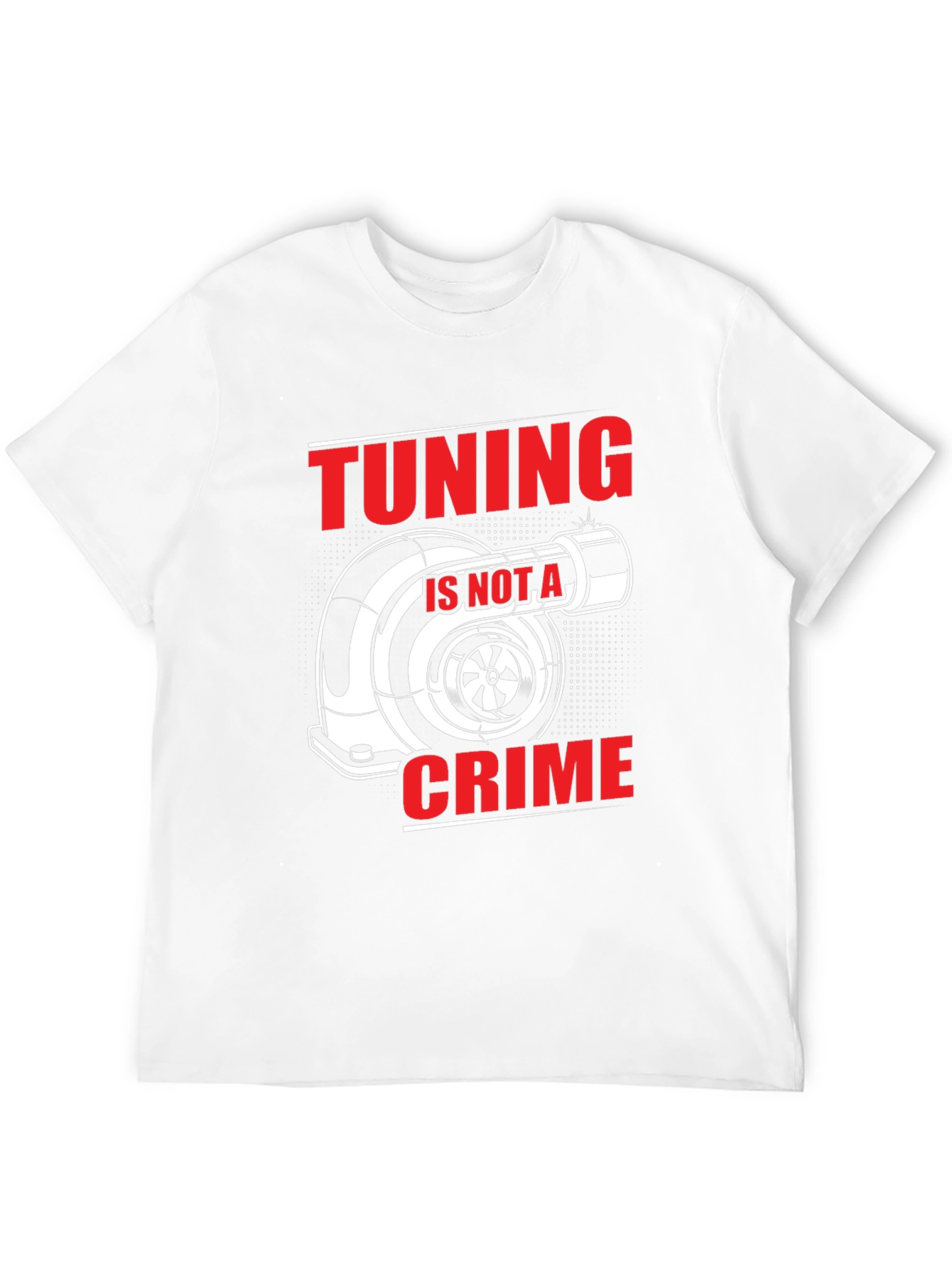 Tuning Is Not A Crime Black T-Shirt