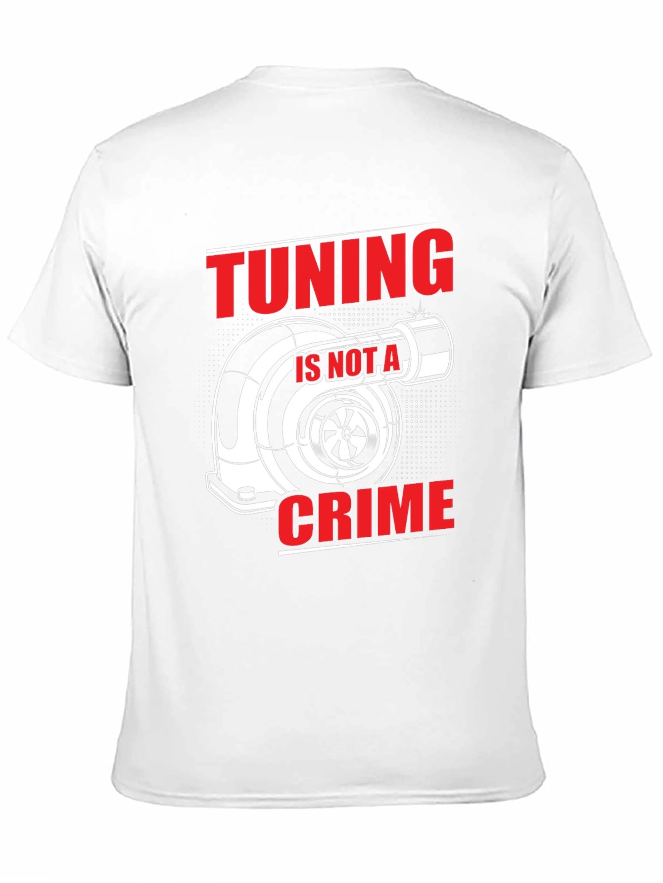 Tuning Is Not A Crime Black T-Shirt