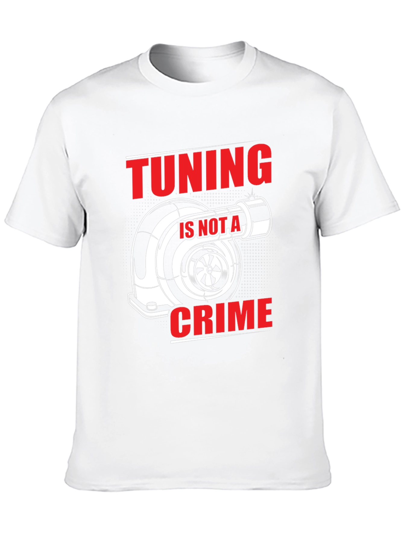 Tuning Is Not A Crime Black T-Shirt