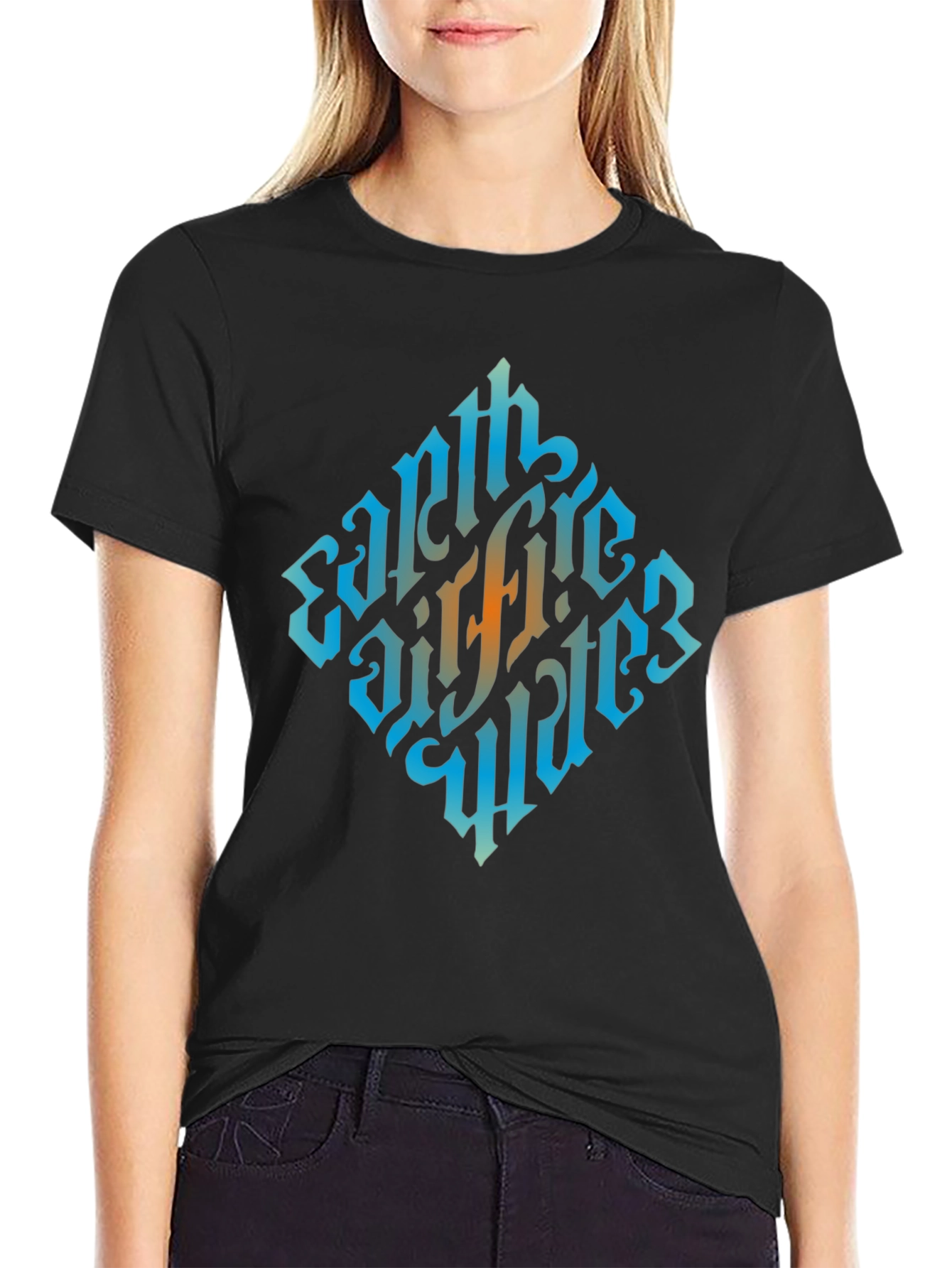 Earth Fire Air Water T-Shirt - Element Design