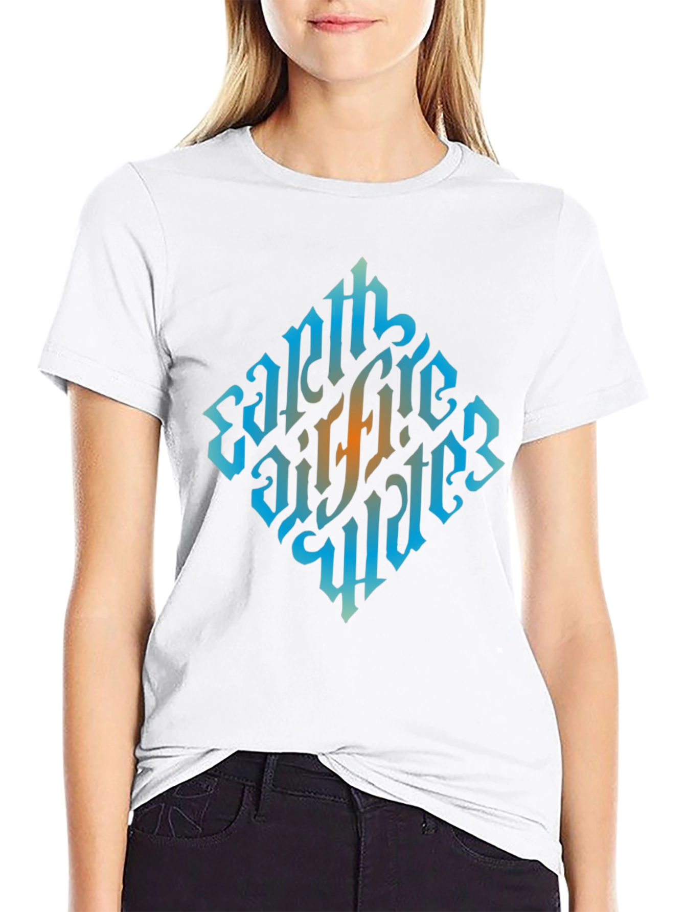 Earth Fire Air Water T-Shirt - Element Design