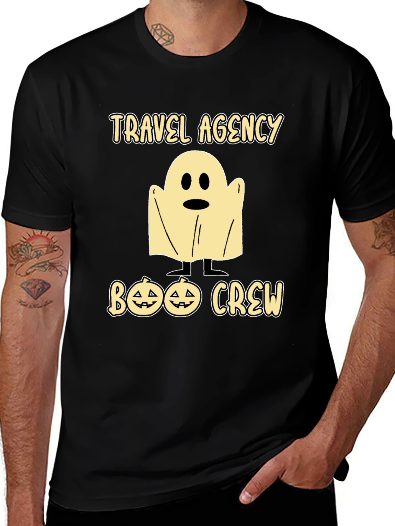 Travel Agency Boo Crew Halloween T-Shirt