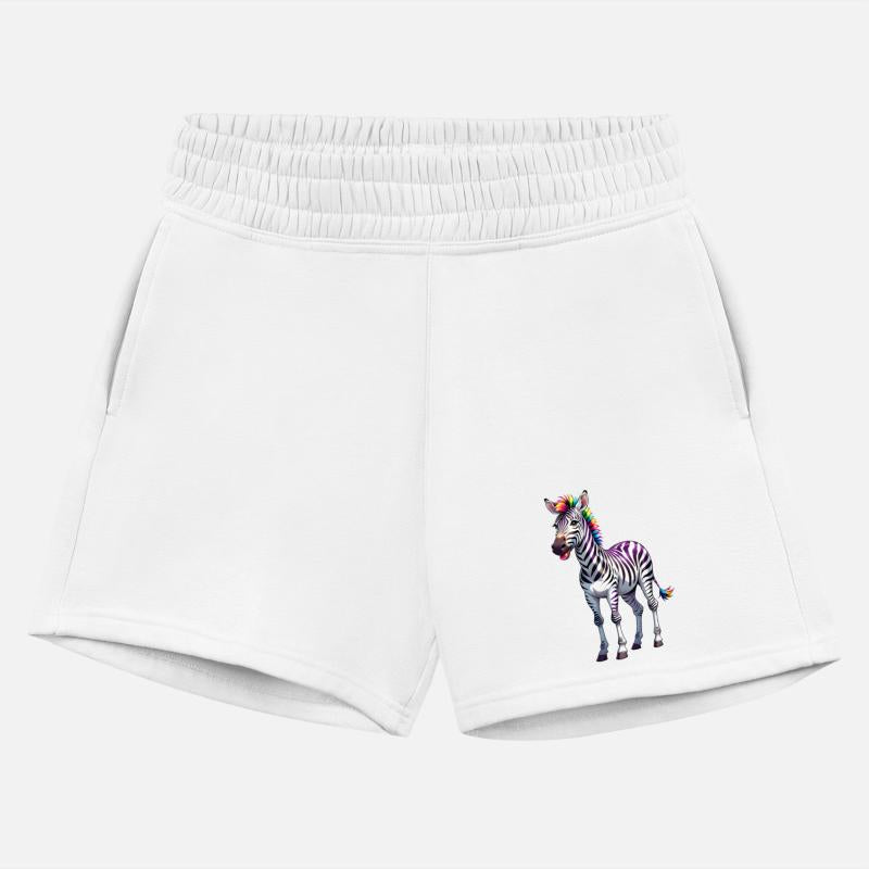 A Cartoonish Zebra in a Playful Pose