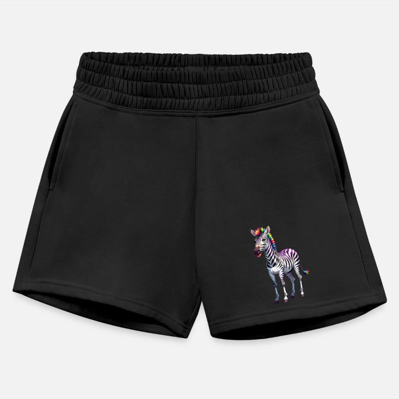 A Cartoonish Zebra in a Playful Pose