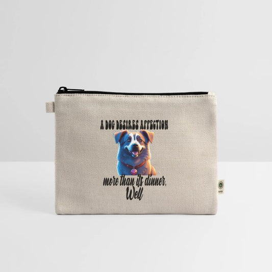 A dog desires affection more than its dinner. Well