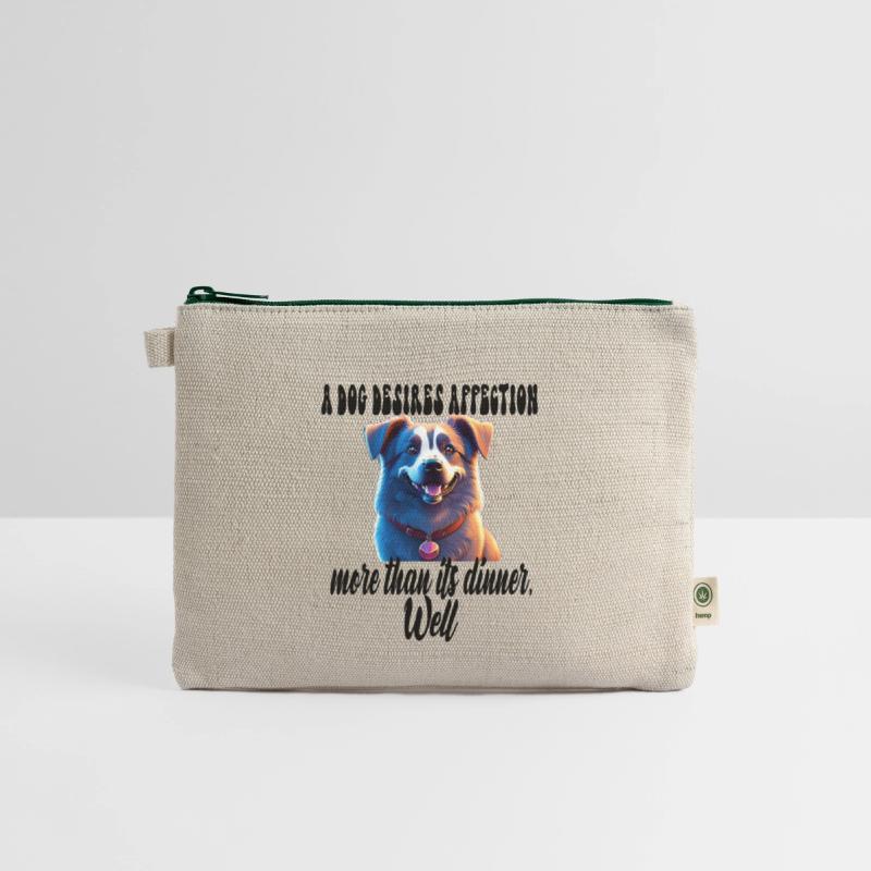 A dog desires affection more than its dinner. Well