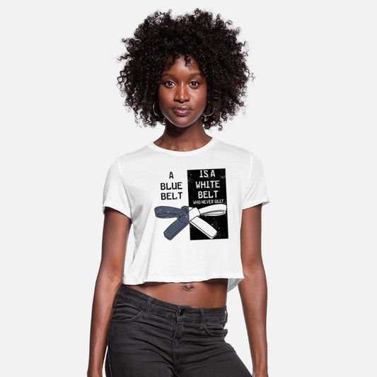 A green belt is a white belt who never quit