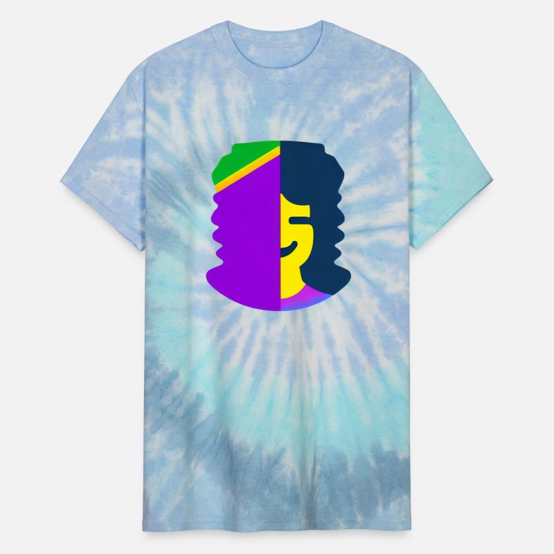 A person wearing a pride flag.