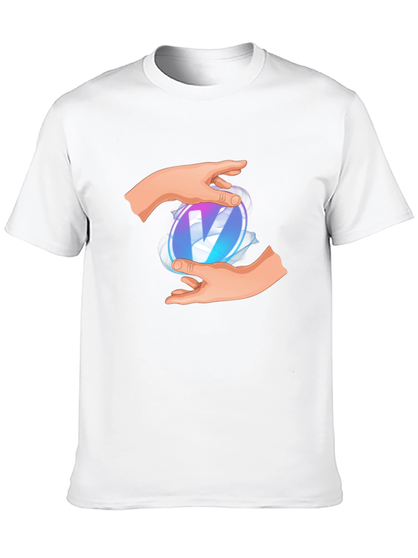 Mystic V Black Tee