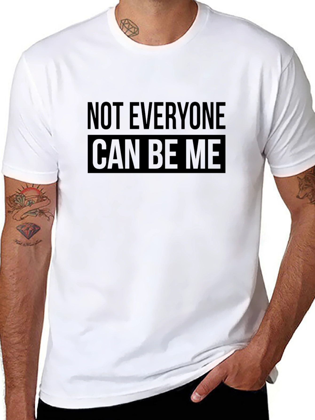 Not Everyone Can Be Me Black T-Shirt