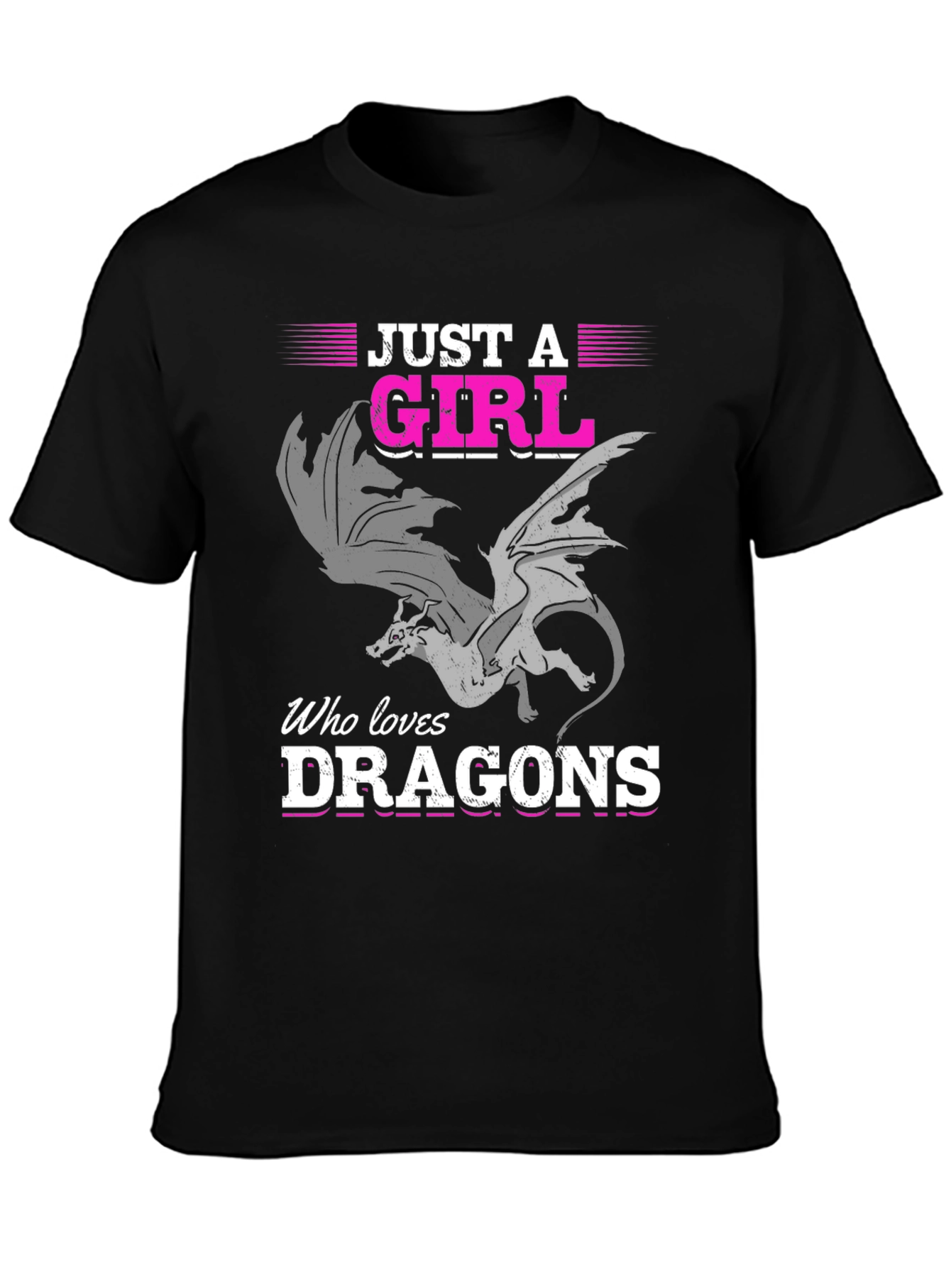 Just a Girl Who Loves Dragons T-Shirt