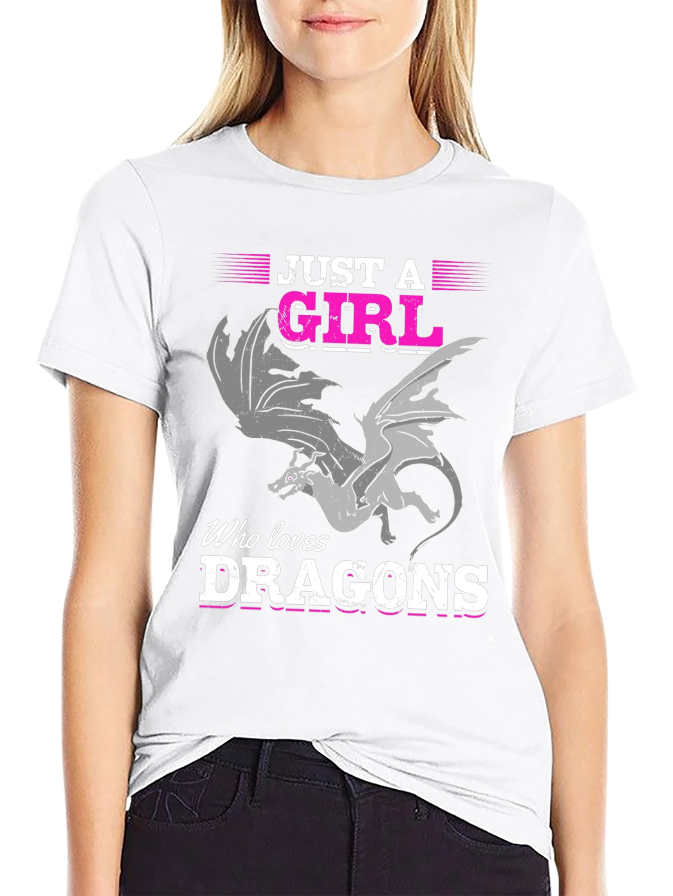Just a Girl Who Loves Dragons T-Shirt
