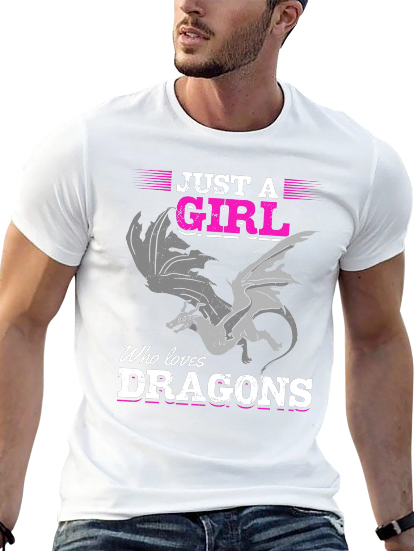 Just a Girl Who Loves Dragons T-Shirt