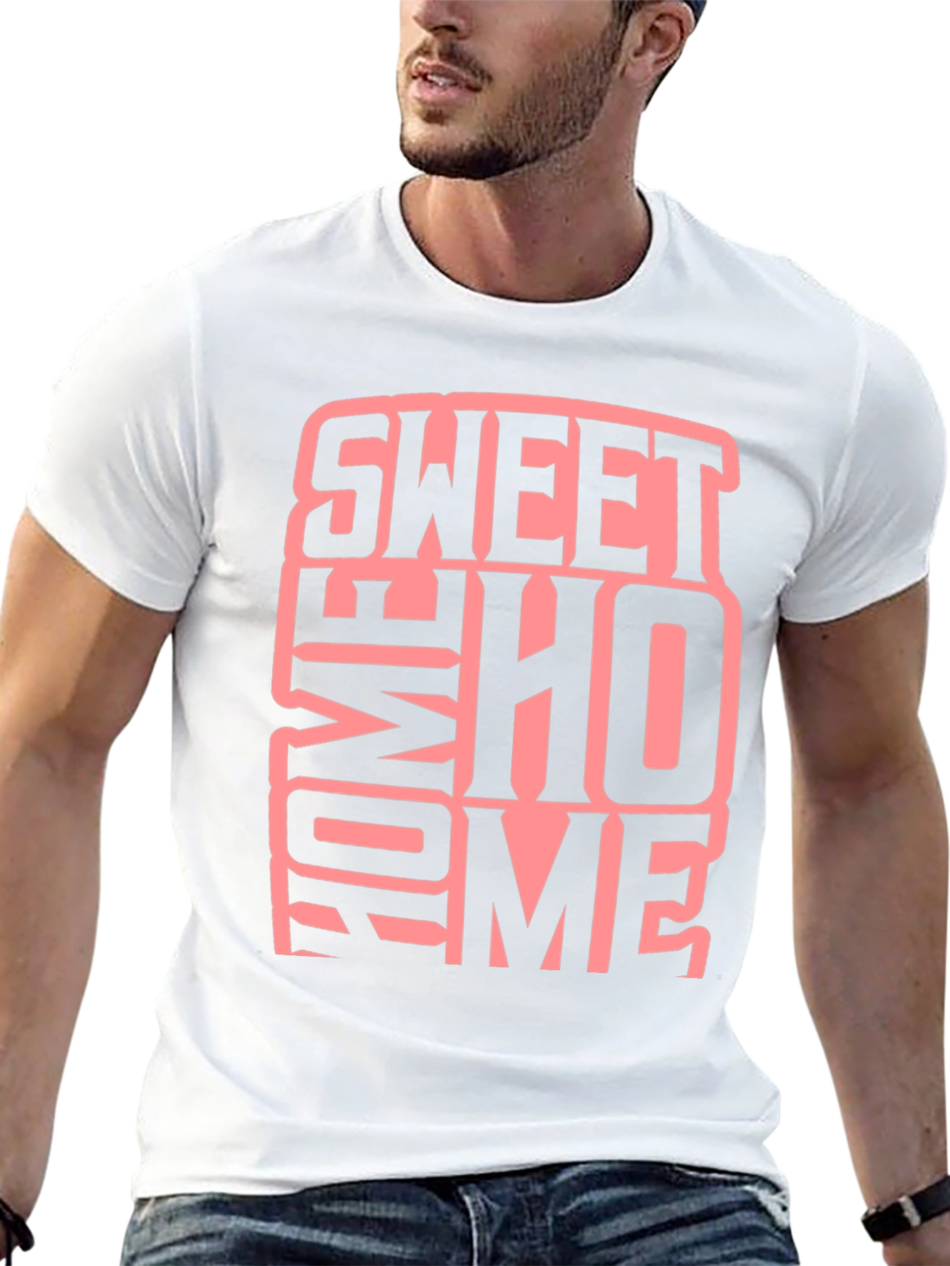 Sweet Home Graphic Black T-Shirt