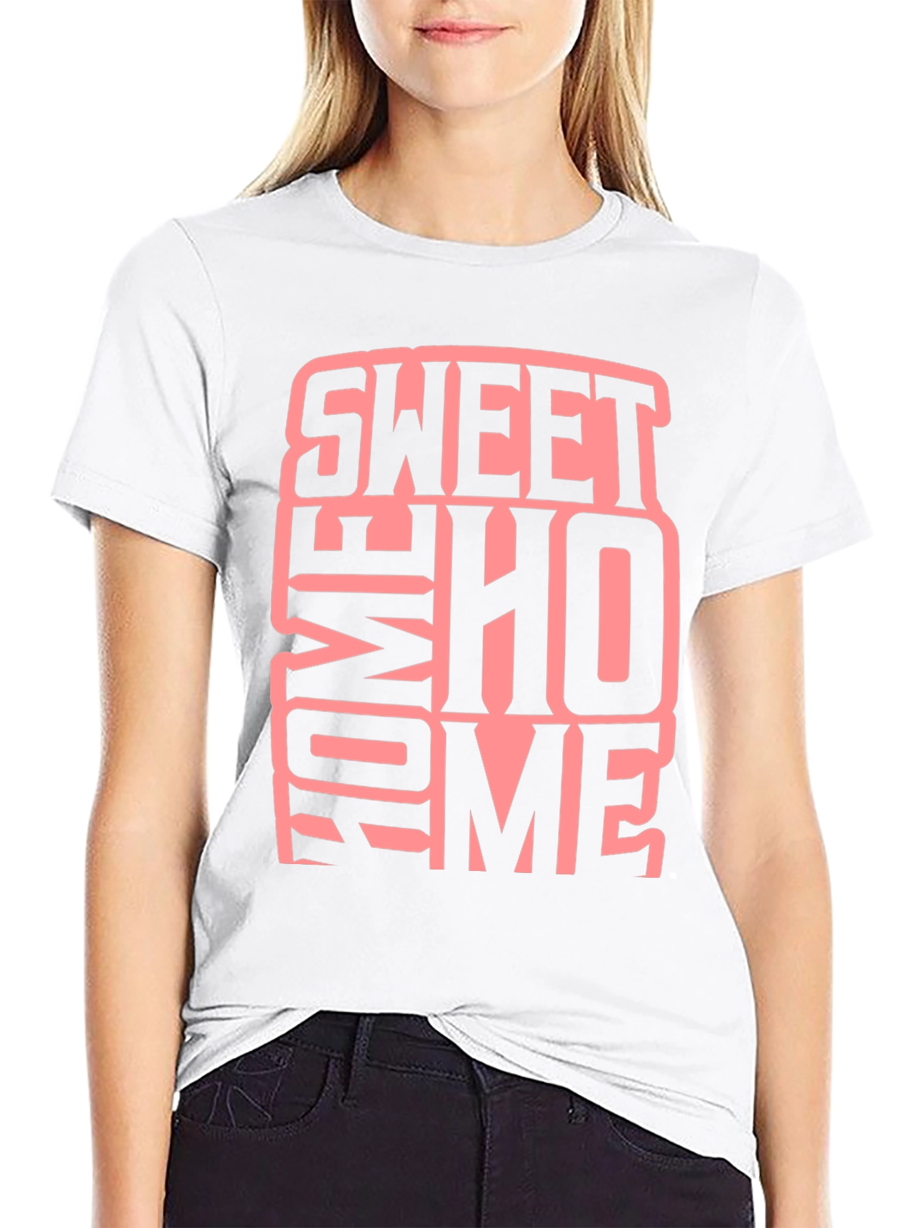 Sweet Home Graphic Black T-Shirt