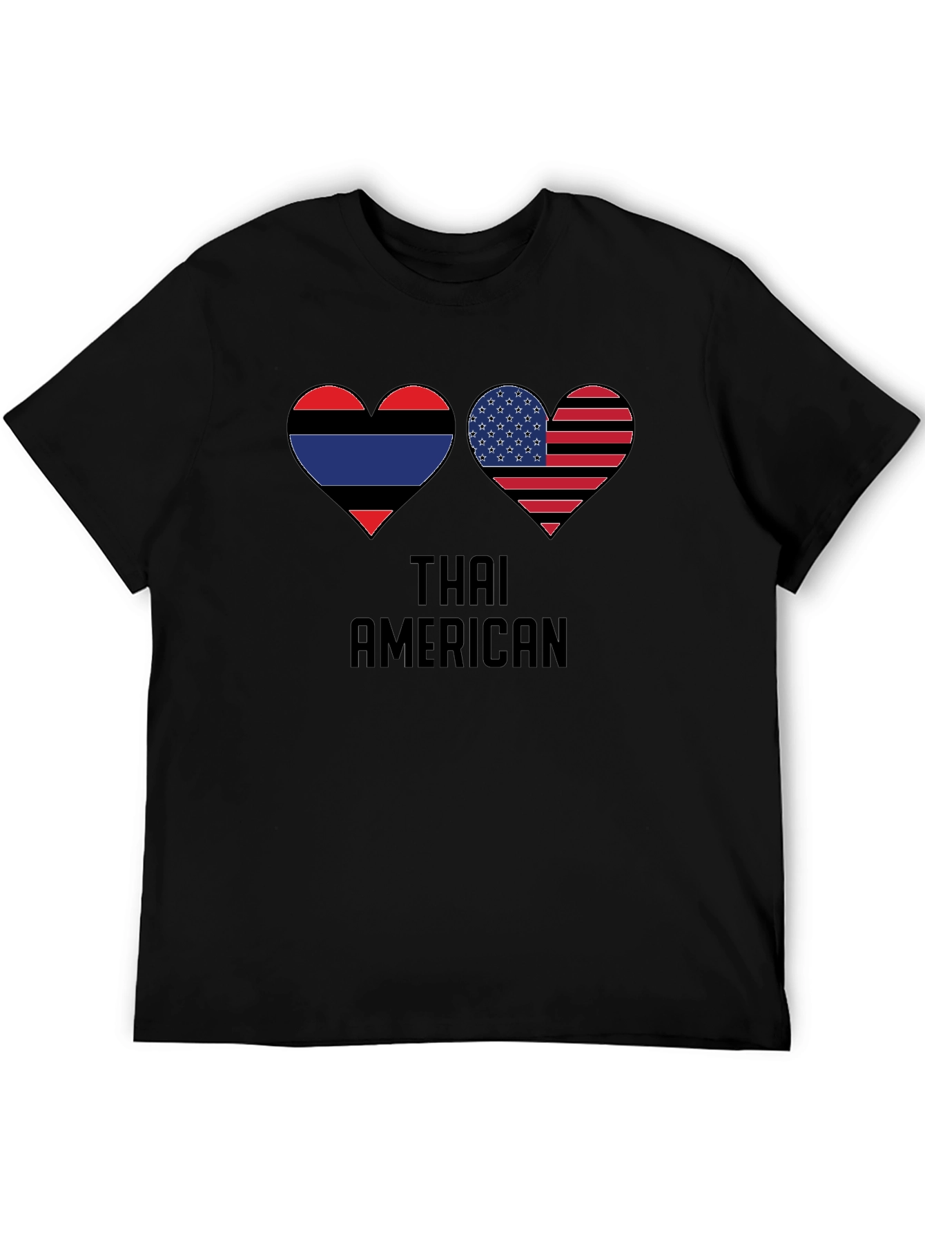 Thai American Heart Flag T-Shirt