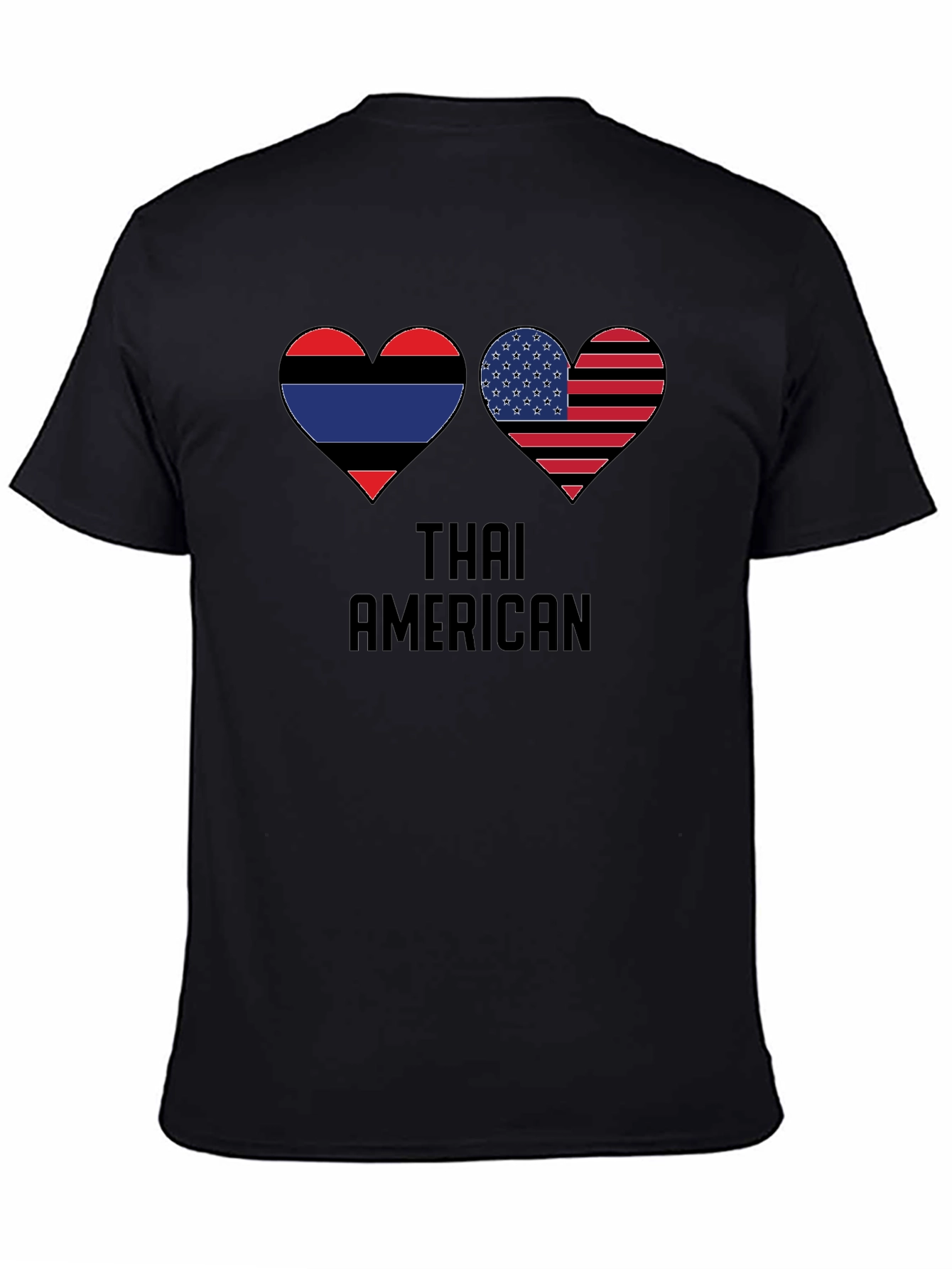 Thai American Heart Flag T-Shirt