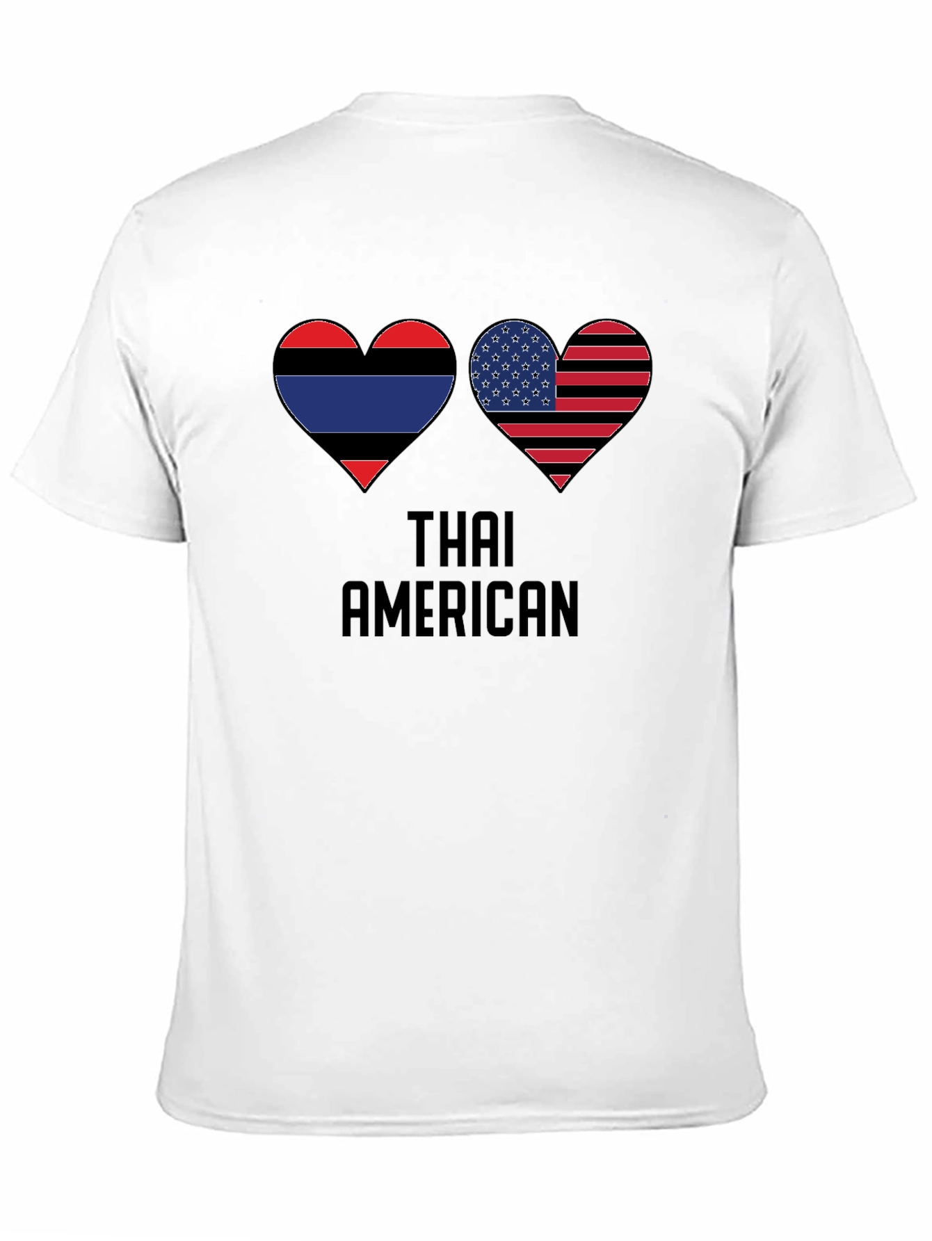 Thai American Heart Flag T-Shirt