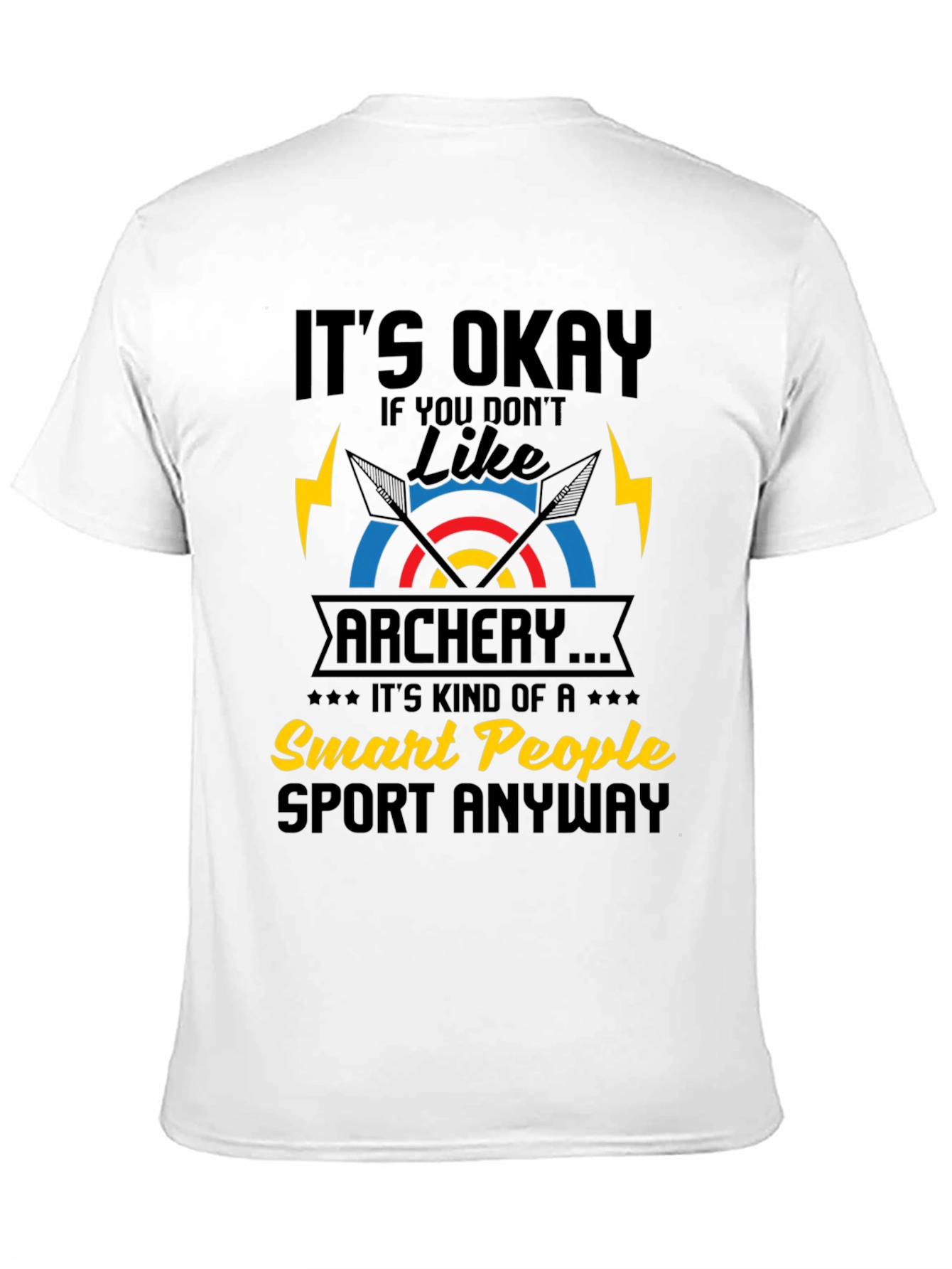 Funny Archery T-Shirt - Smart People Sport