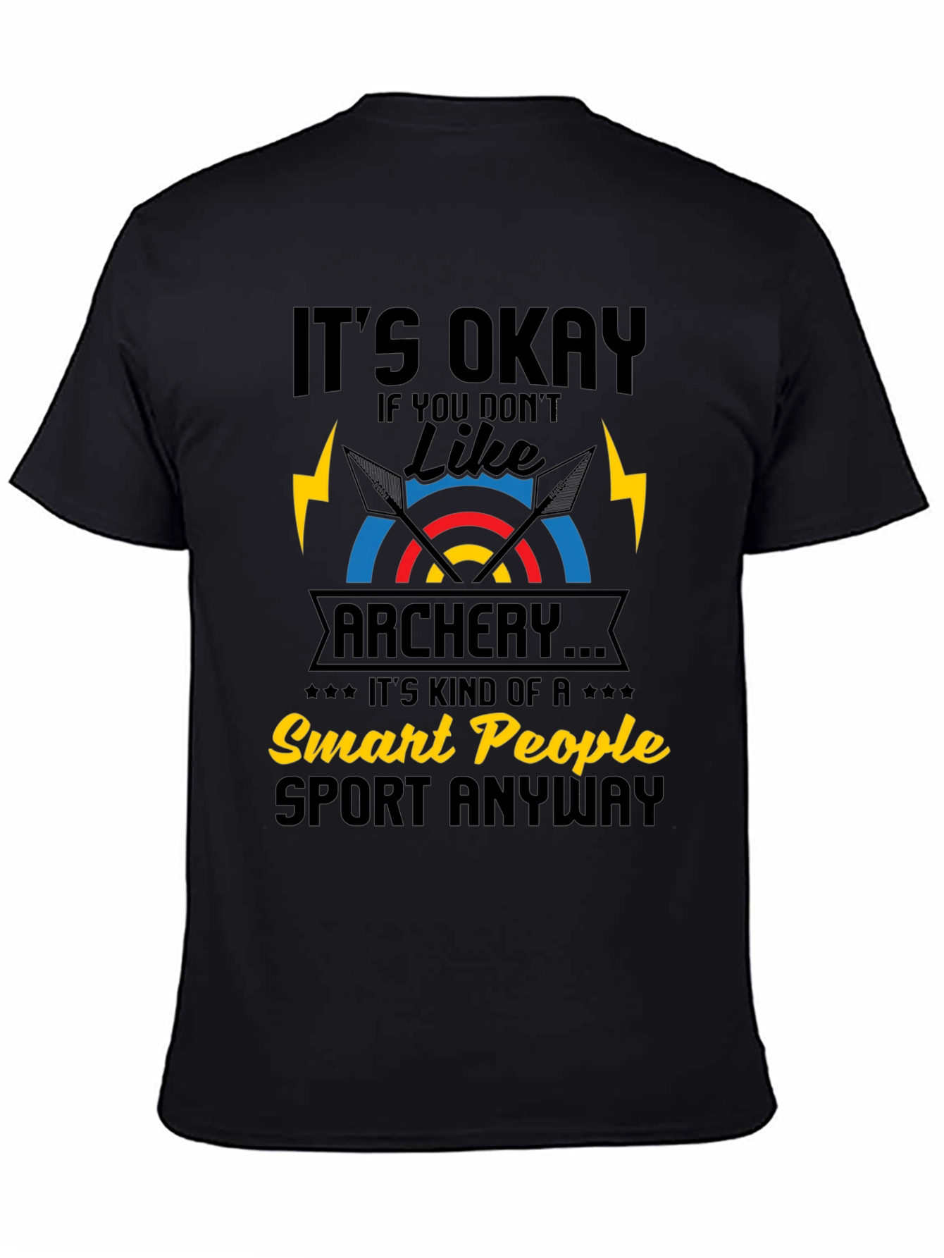 Funny Archery T-Shirt - Smart People Sport