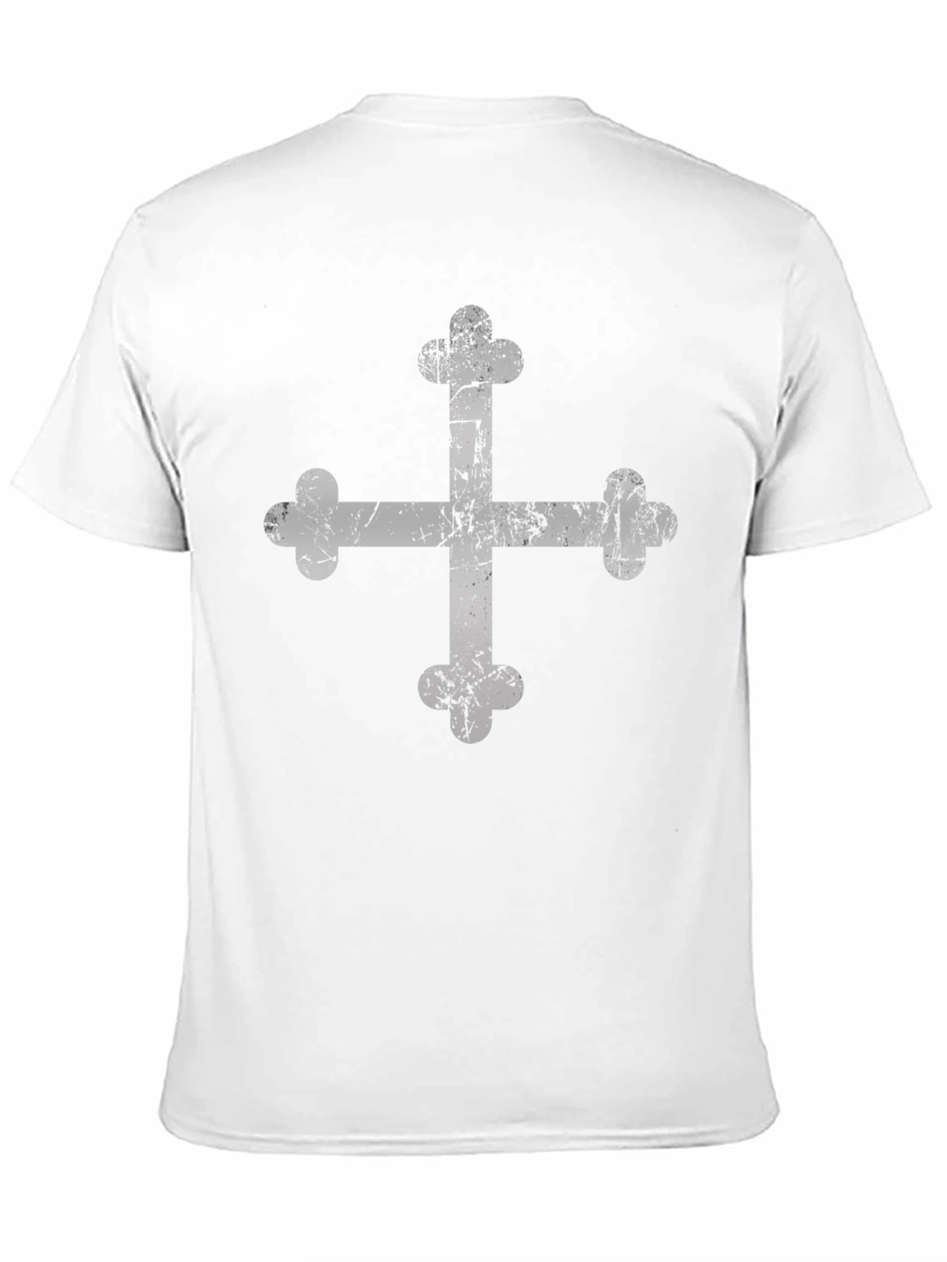 Distressed Maltese Cross Graphic Tee